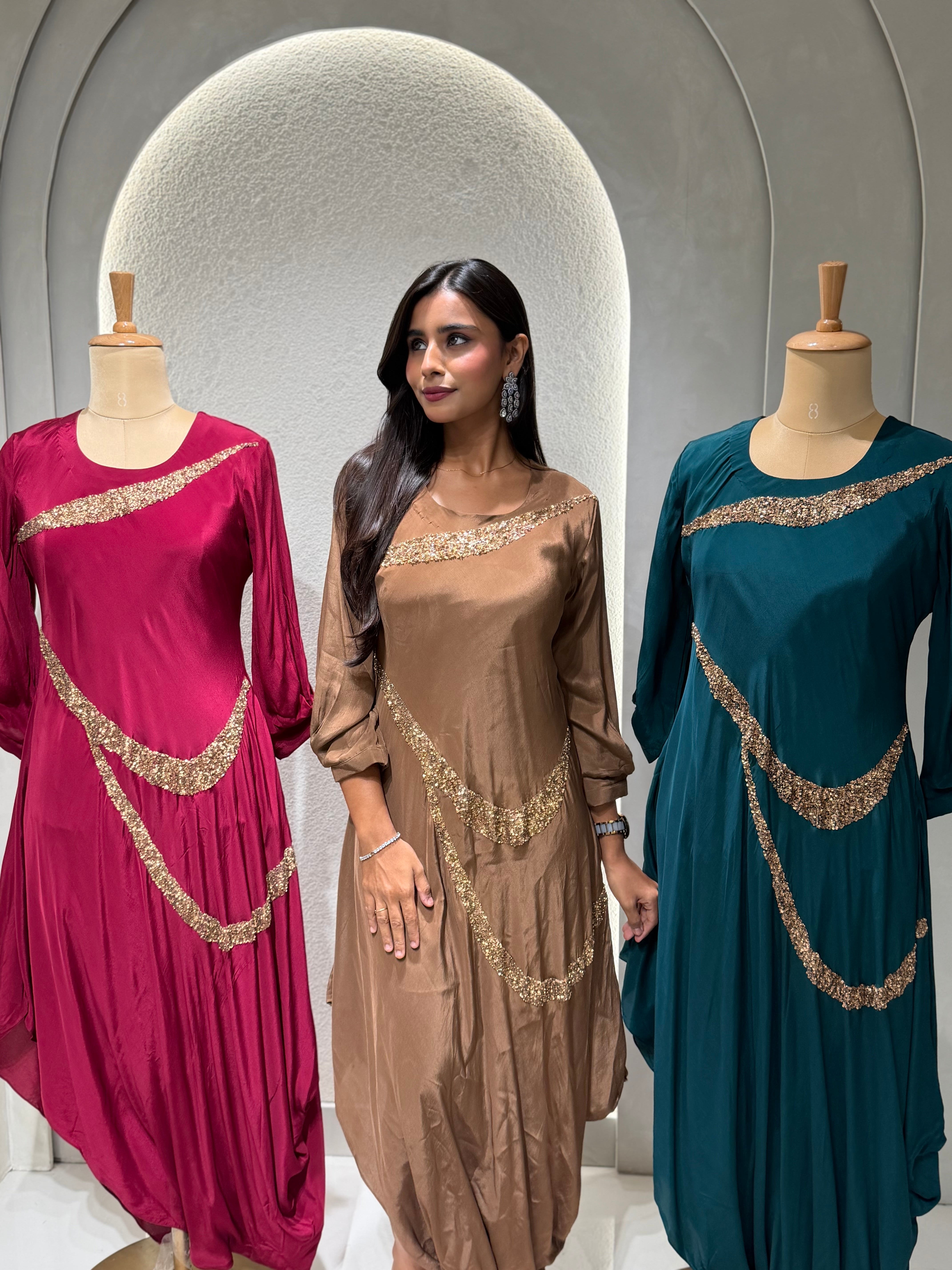 “AURA” Indowestern Party Dress ✨💕 | KurtiSwag