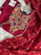 “PRAGYA” Mul Chanderi Festive Wear Suit Set ♥️✨ | KurtiSwag