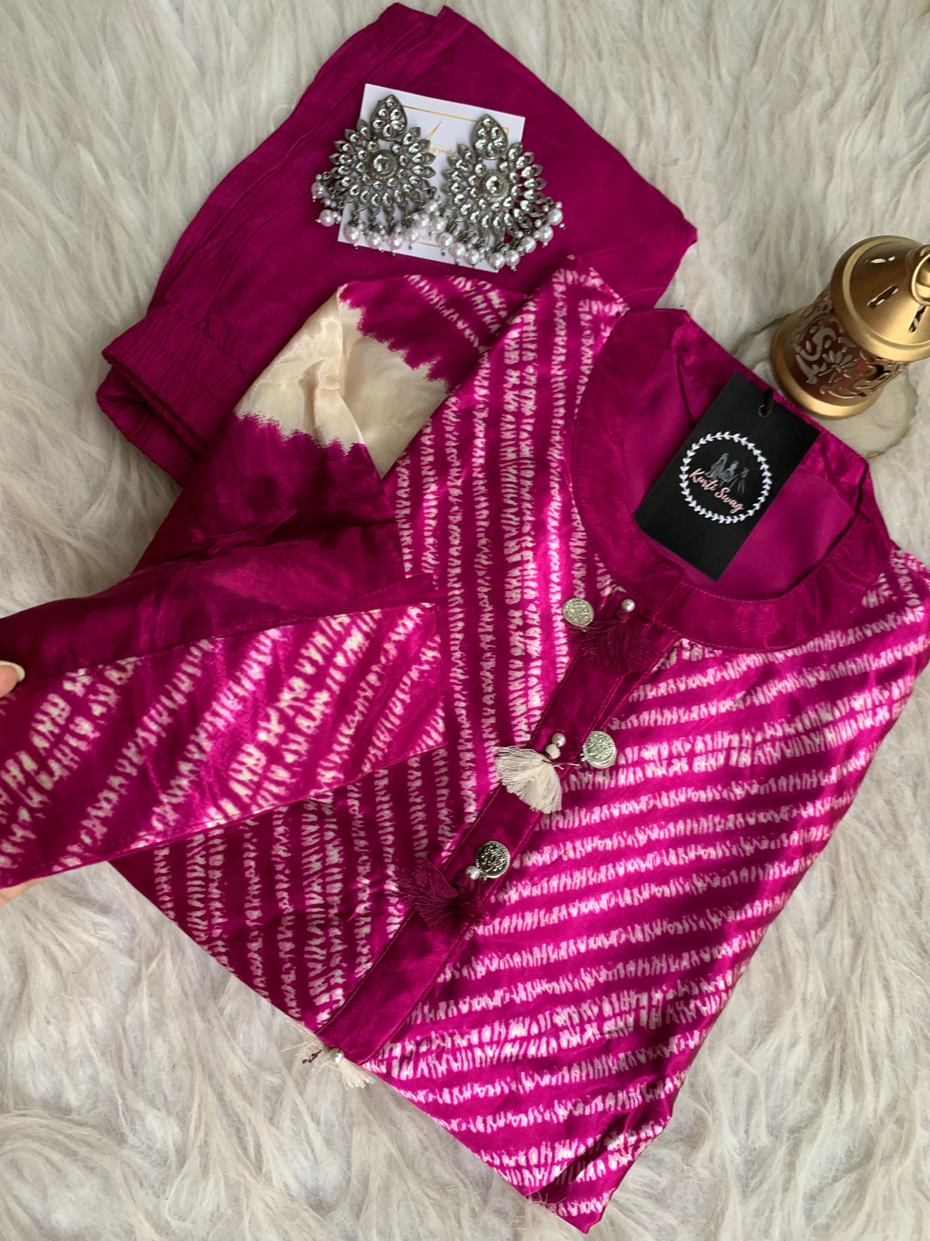 “SHILPA” Gajji Silk Coord Set ✨❤️ | KurtiSwag