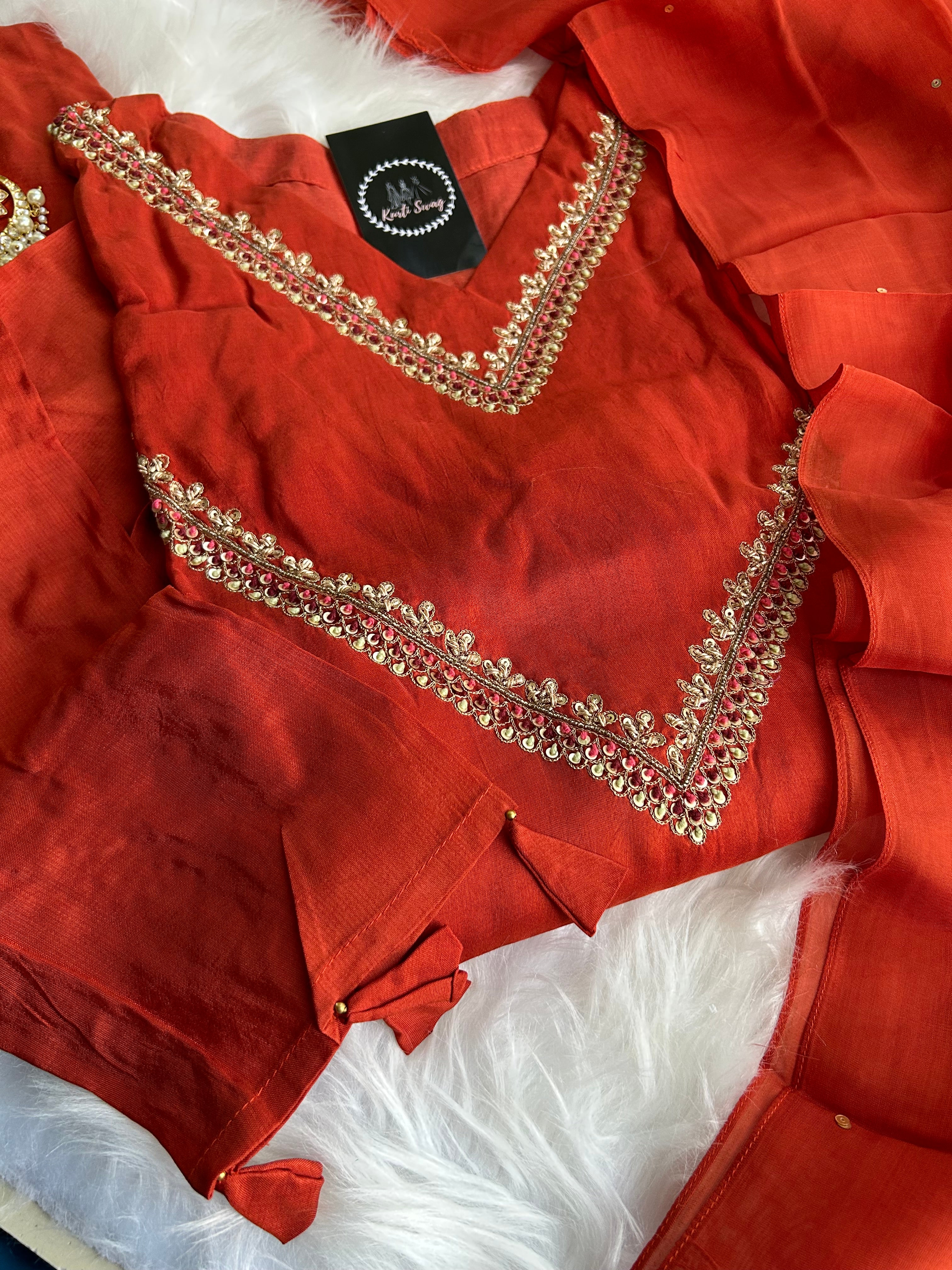 “RANGEELA” Festival Full Suit Set 💕✨ | KurtiSwag
