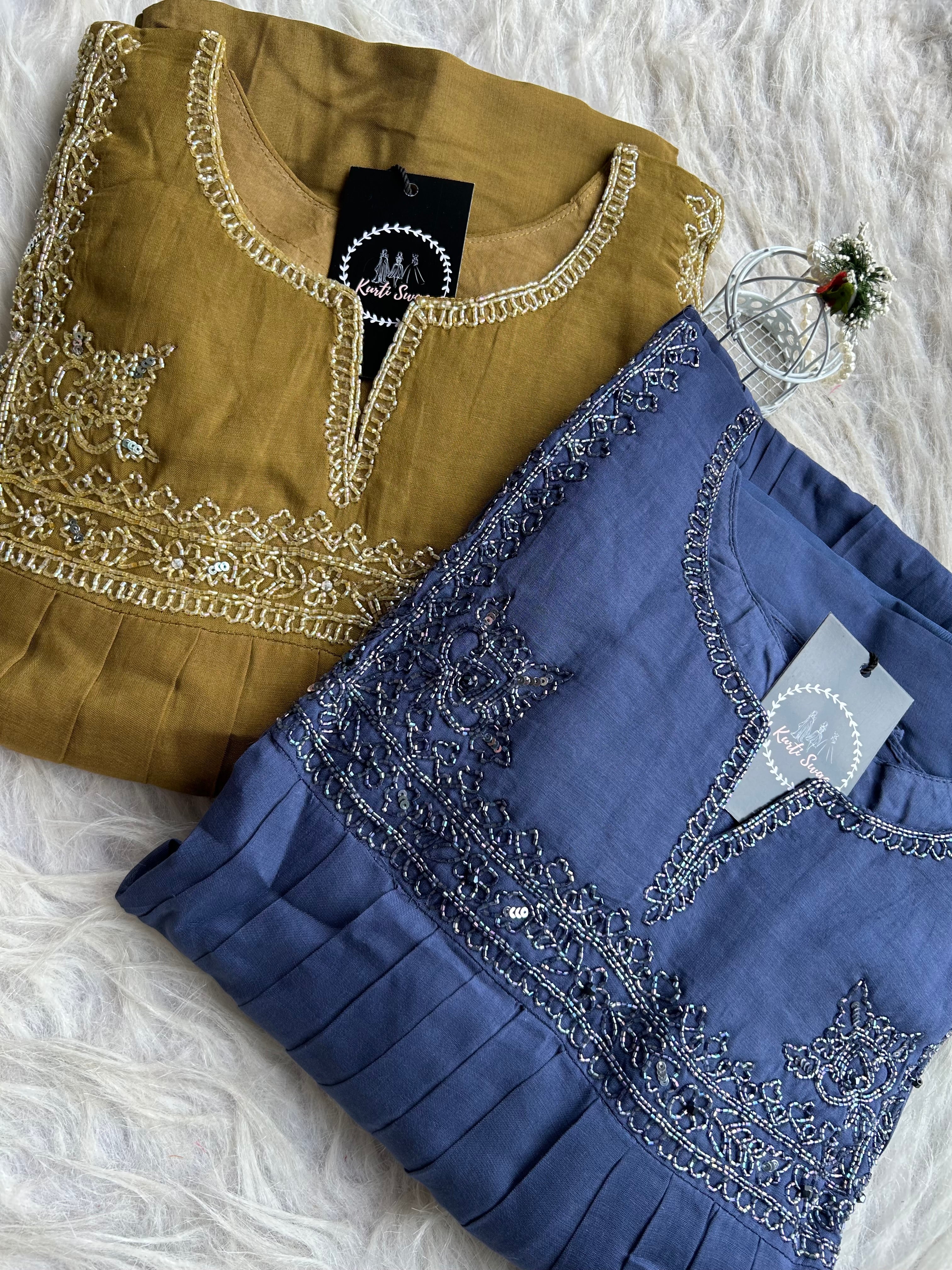 “PALKI” Premium Mul Chanderi Suit Set ✨🧿 | KurtiSwag