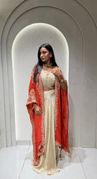 “KIMDARSHAN” Indo Western Drape Skirt Set ✨♥️ | KurtiSwag