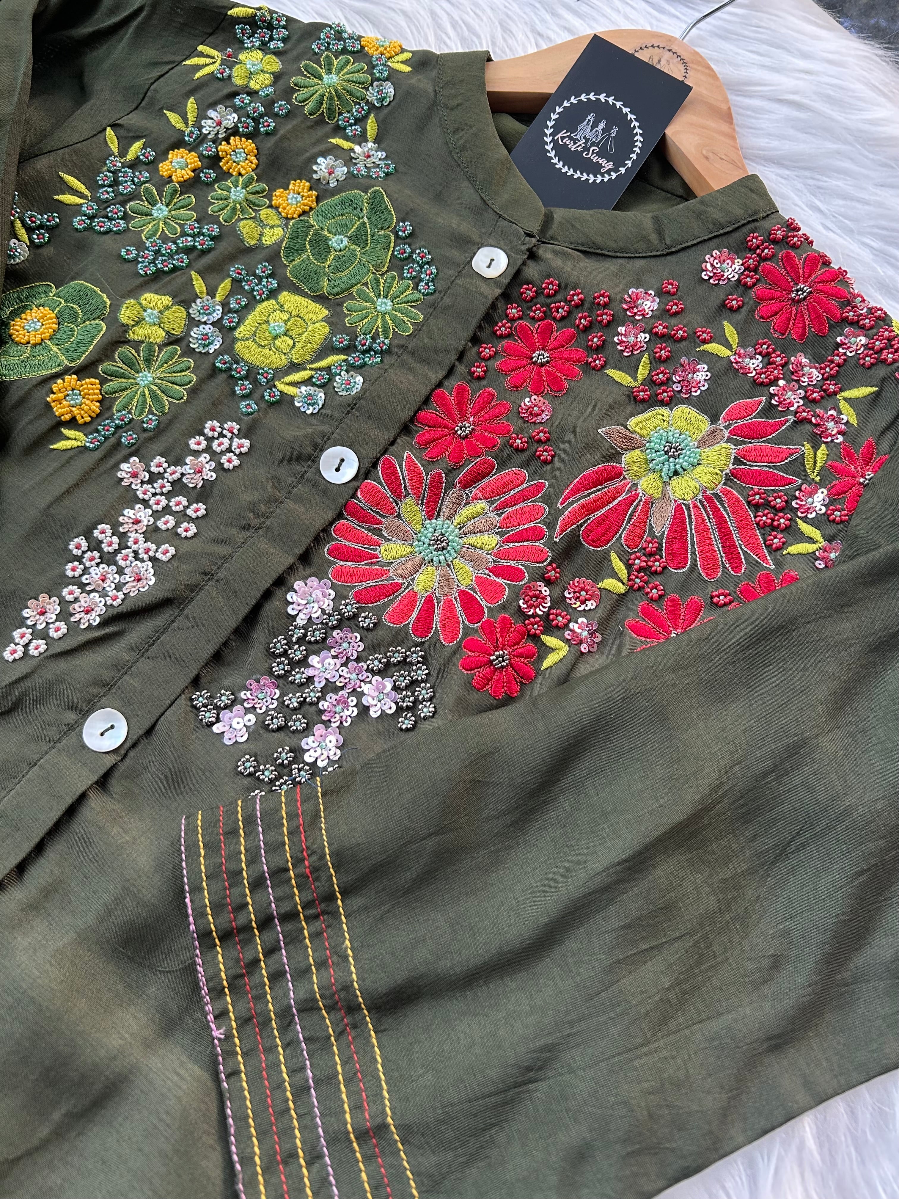 “SUNEHRI” Mul Chanderi Coord Set✨❤️ | KurtiSwag