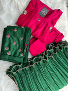 “SHAMA” Pure Chanderi Festive Wear Suit Set ✨🩷 | KurtiSwag