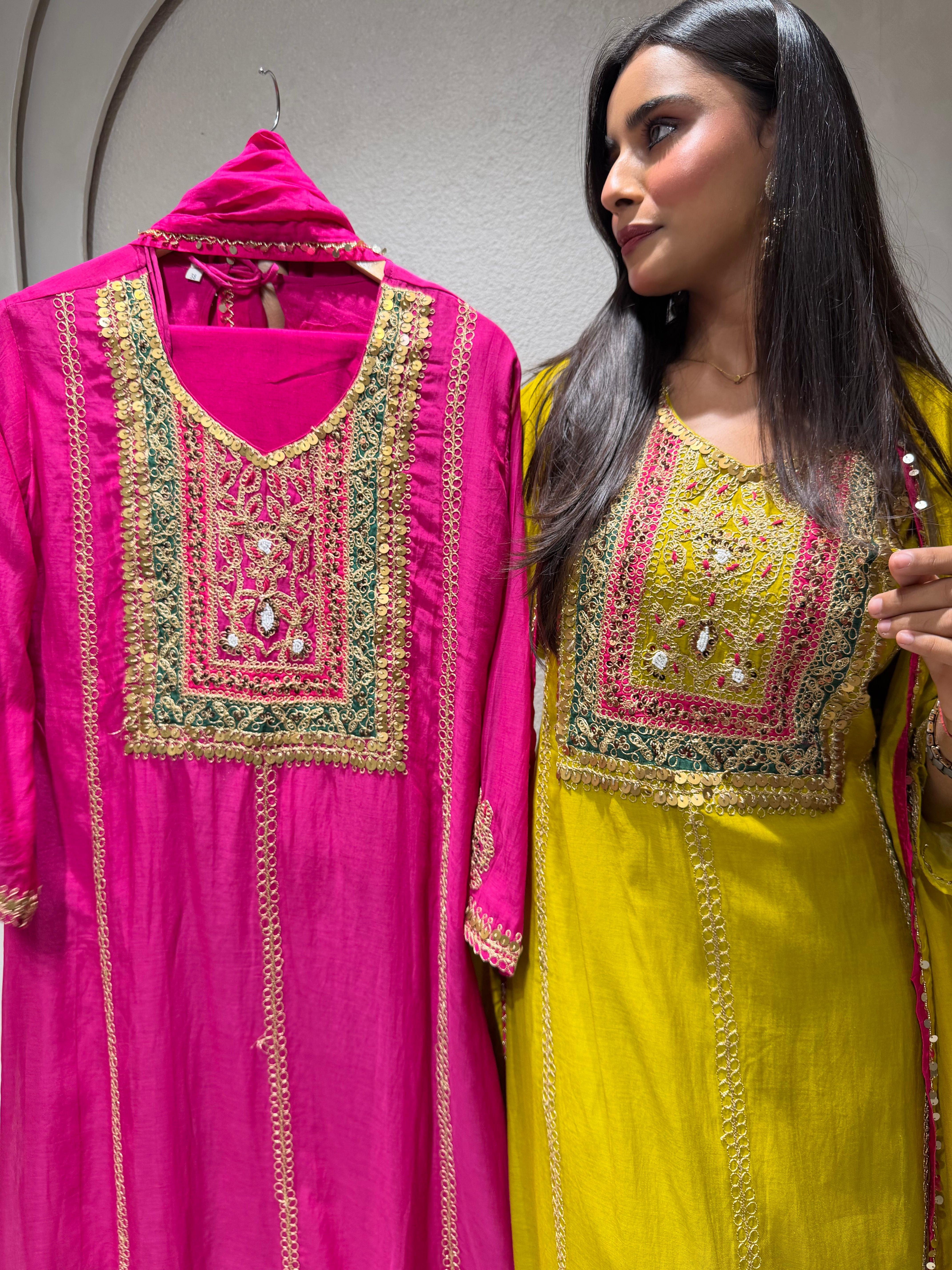“SAMYUKTA” Amul Chanderi Festive Suit Set 💕 | KurtiSwag
