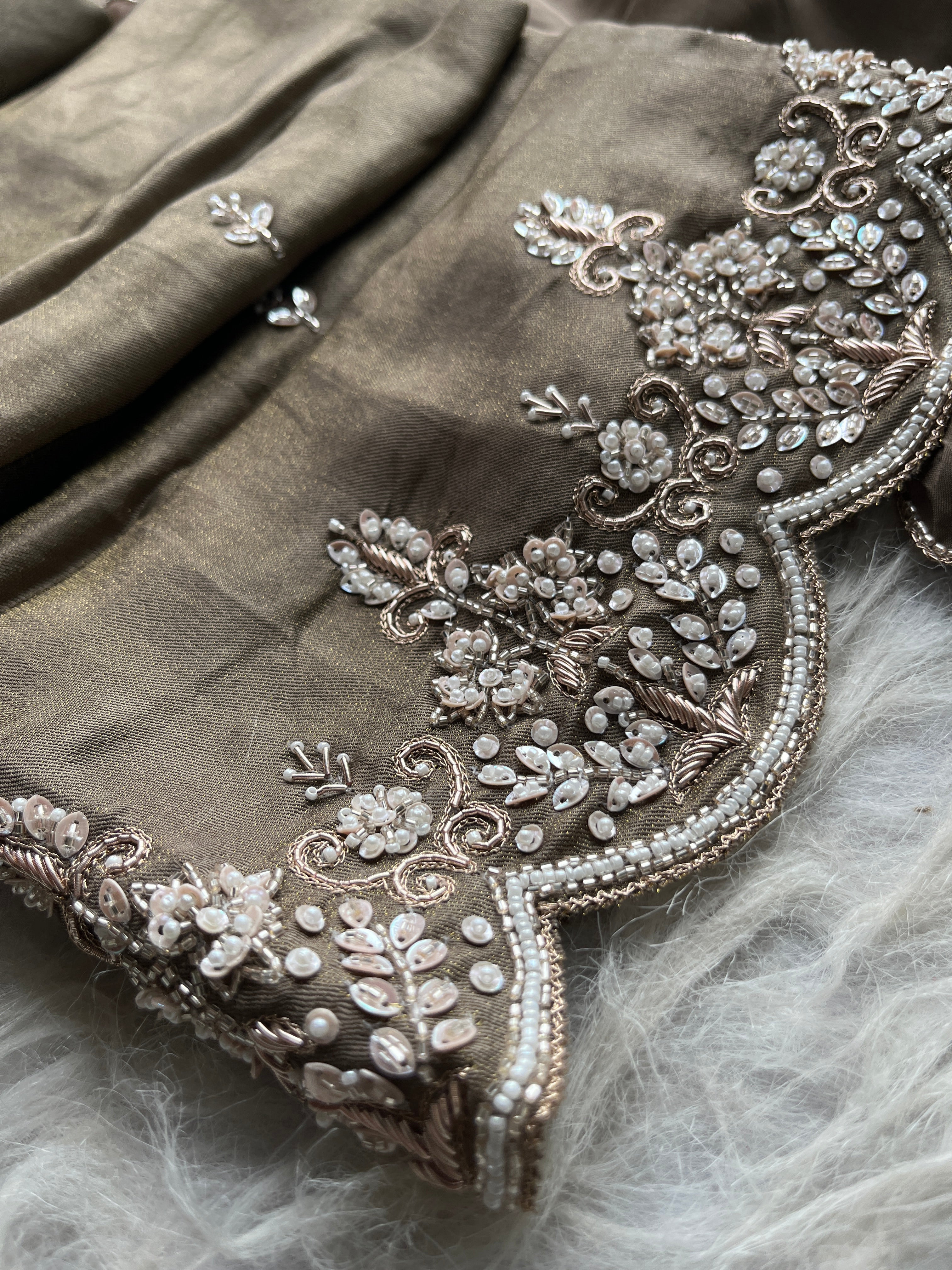 “RISHITA” Premium Tissue Silk Handwork Suit ✨ | KurtiSwag
