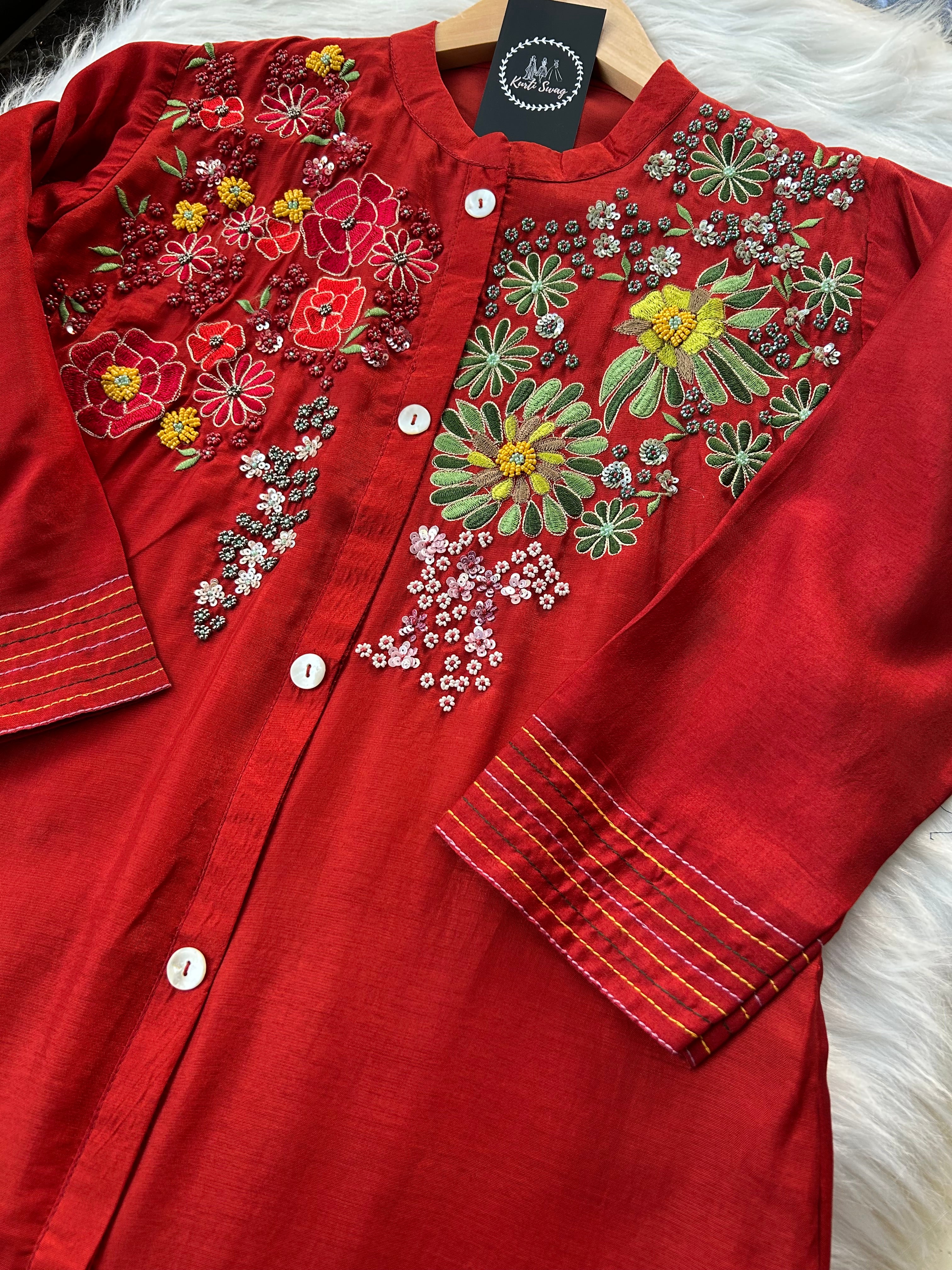 “SUNEHRI” Mul Chanderi Coord Set✨❤️ | KurtiSwag