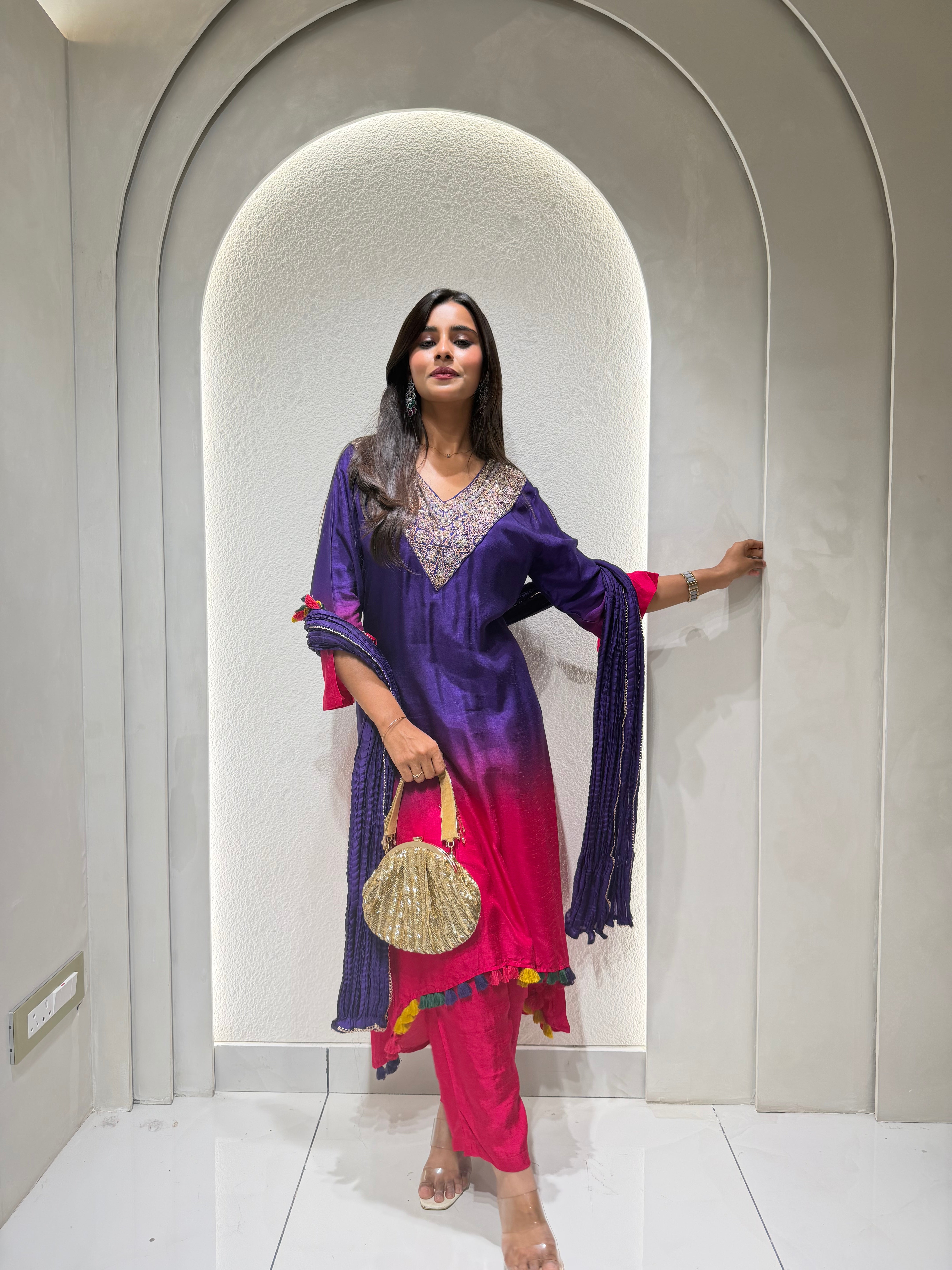 “OMBRE AURA EDIT” Indowestern Edit ✨🧿 | KurtiSwag