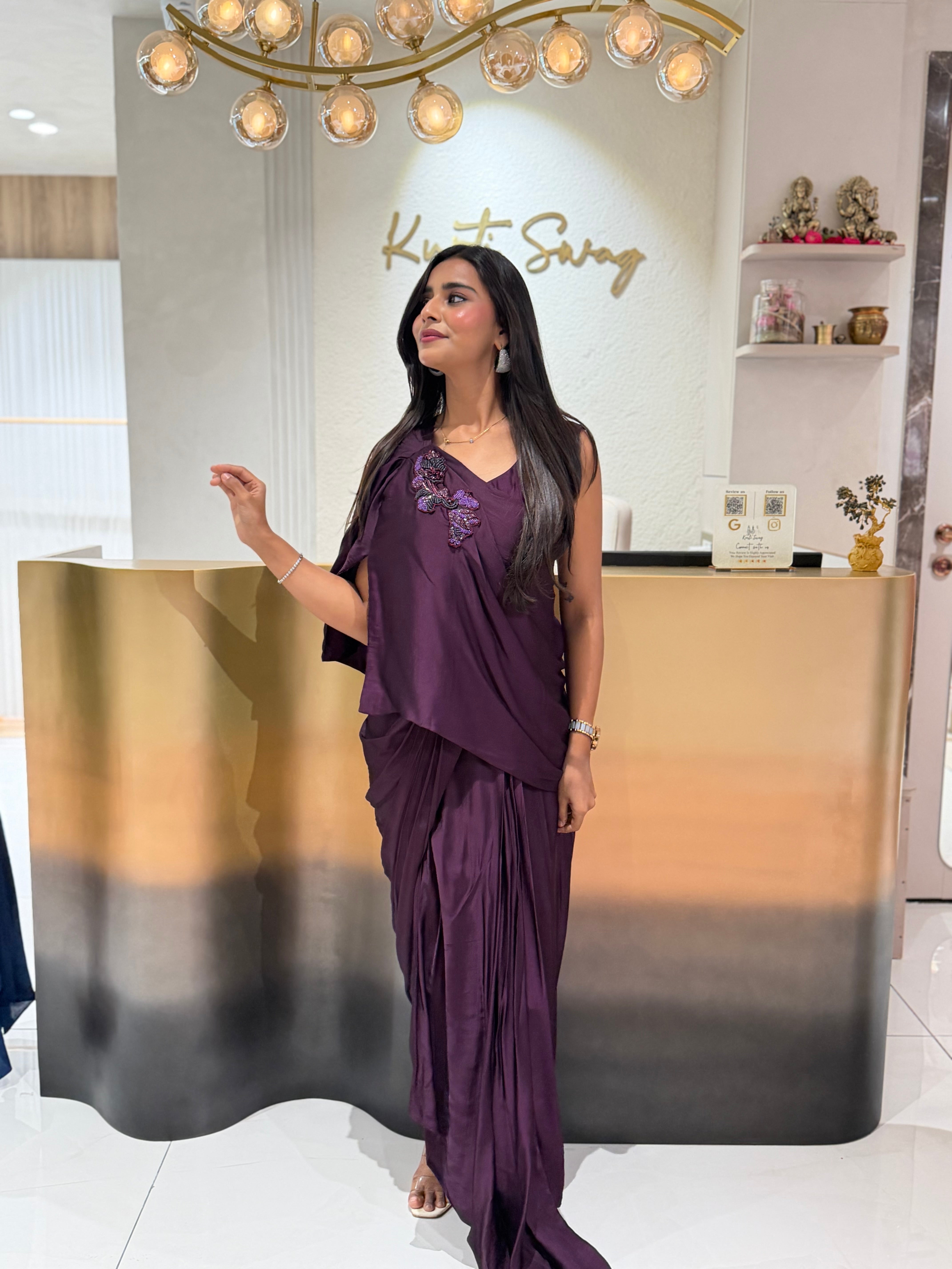 “ZYRA” Indowestern Cocktail Set ✨💕 | KurtiSwag