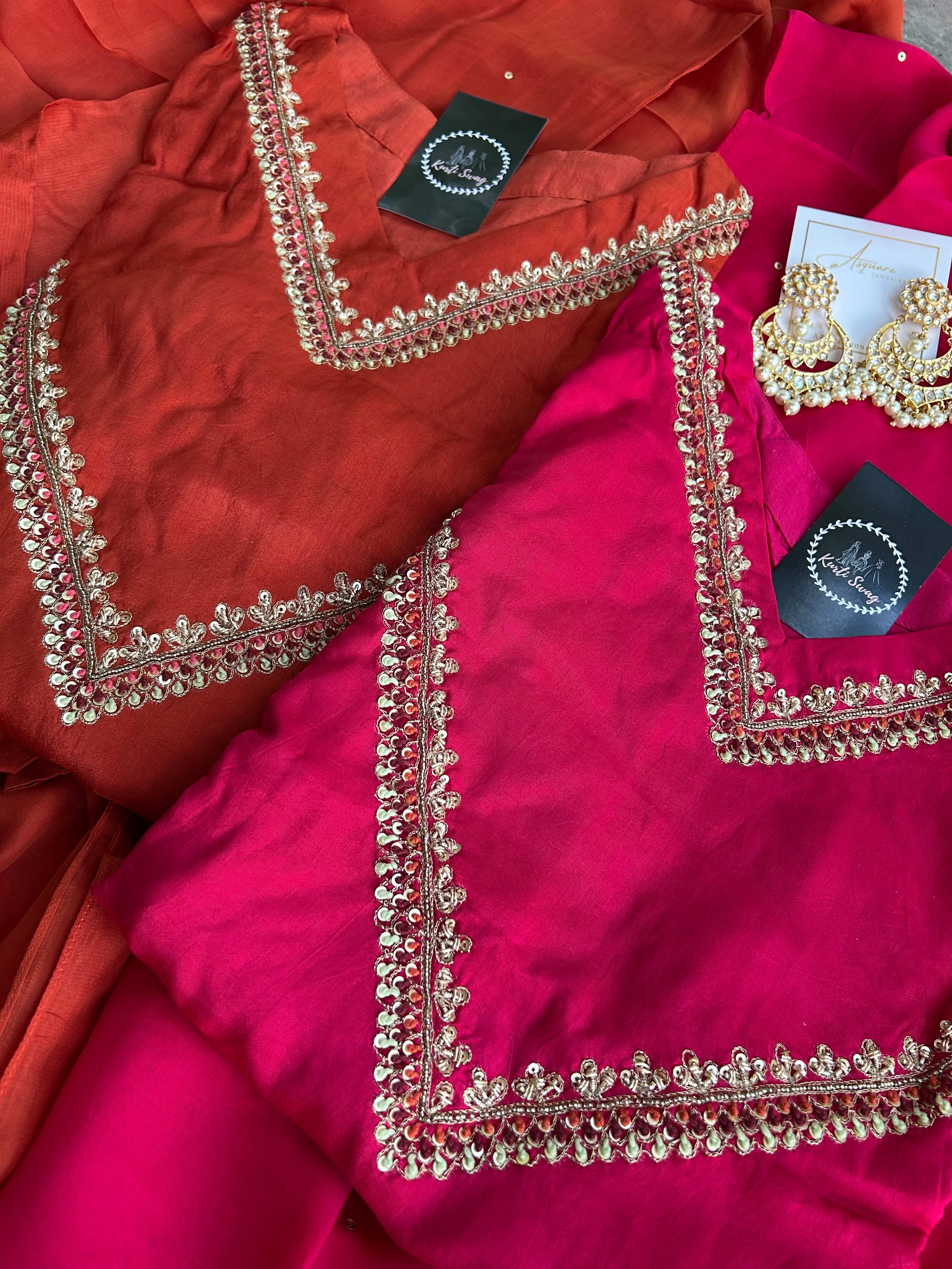 “RANGEELA” Festival Full Suit Set 💕✨ | KurtiSwag