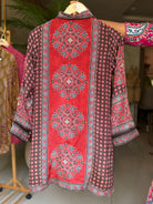 “CRAPE SHIRTS “ Ajrakh  prints | KurtiSwag