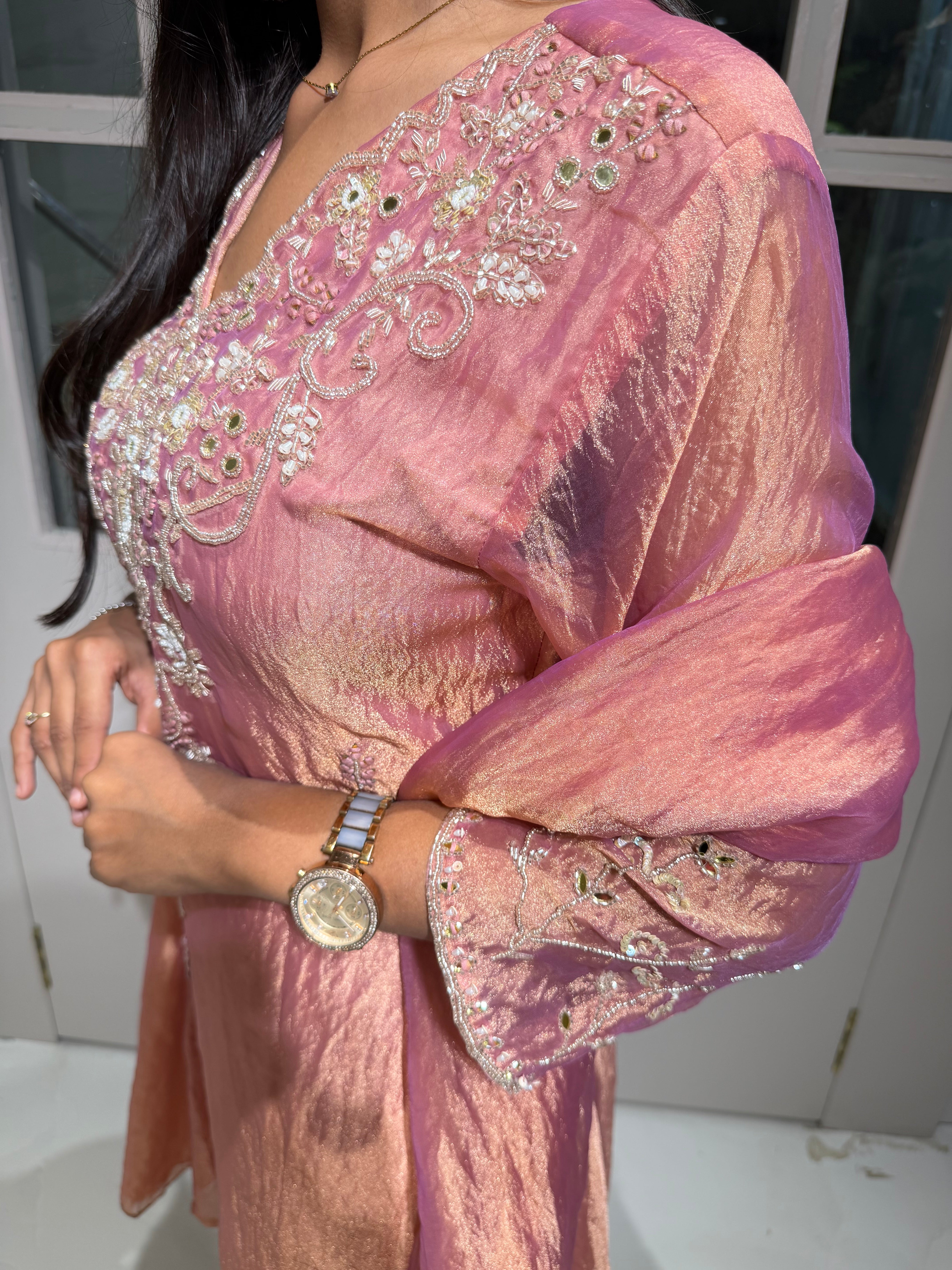 “SHAMITA” Premium Glass Tissue Suit Set ✨💕 | KurtiSwag