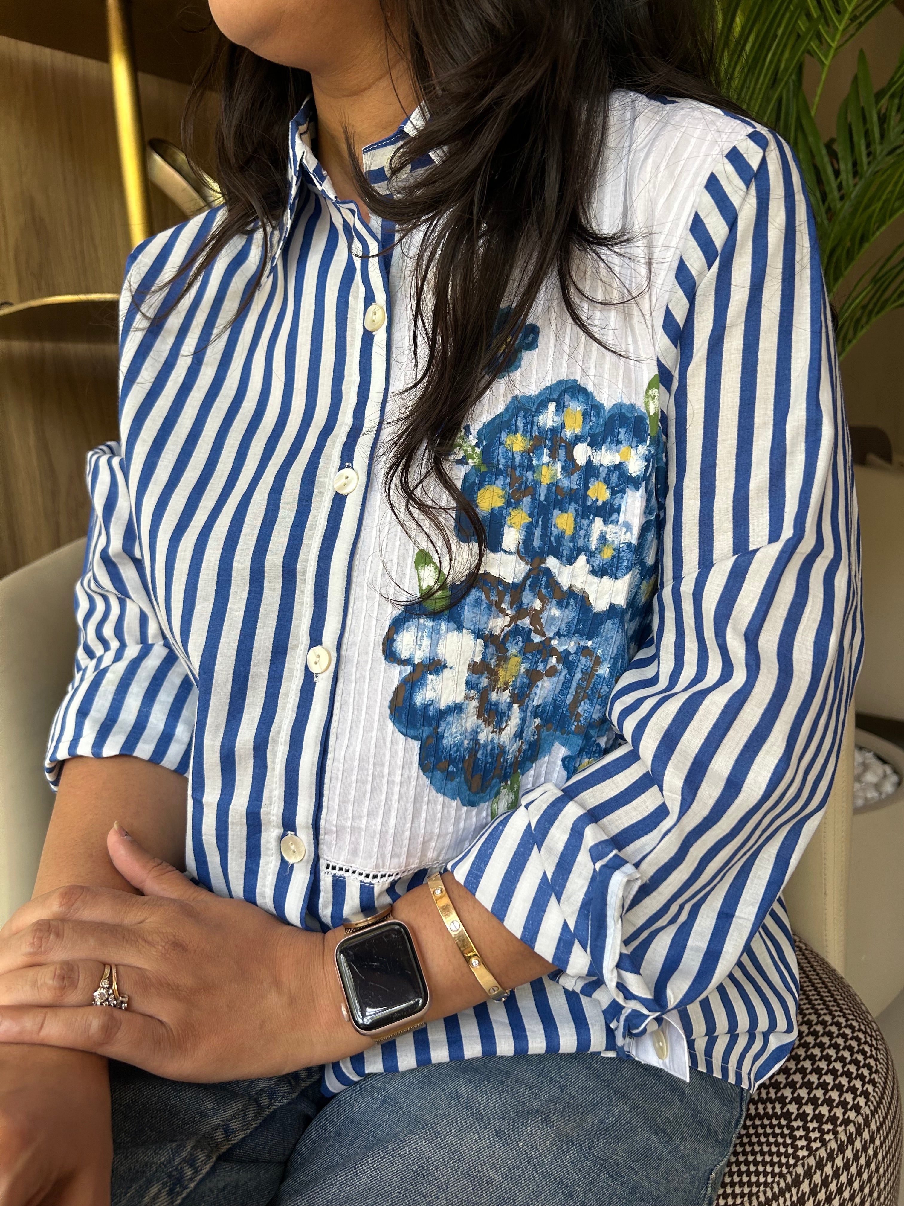 “STRIPES & FLORALS” Casual Shirts✨💕 | KurtiSwag