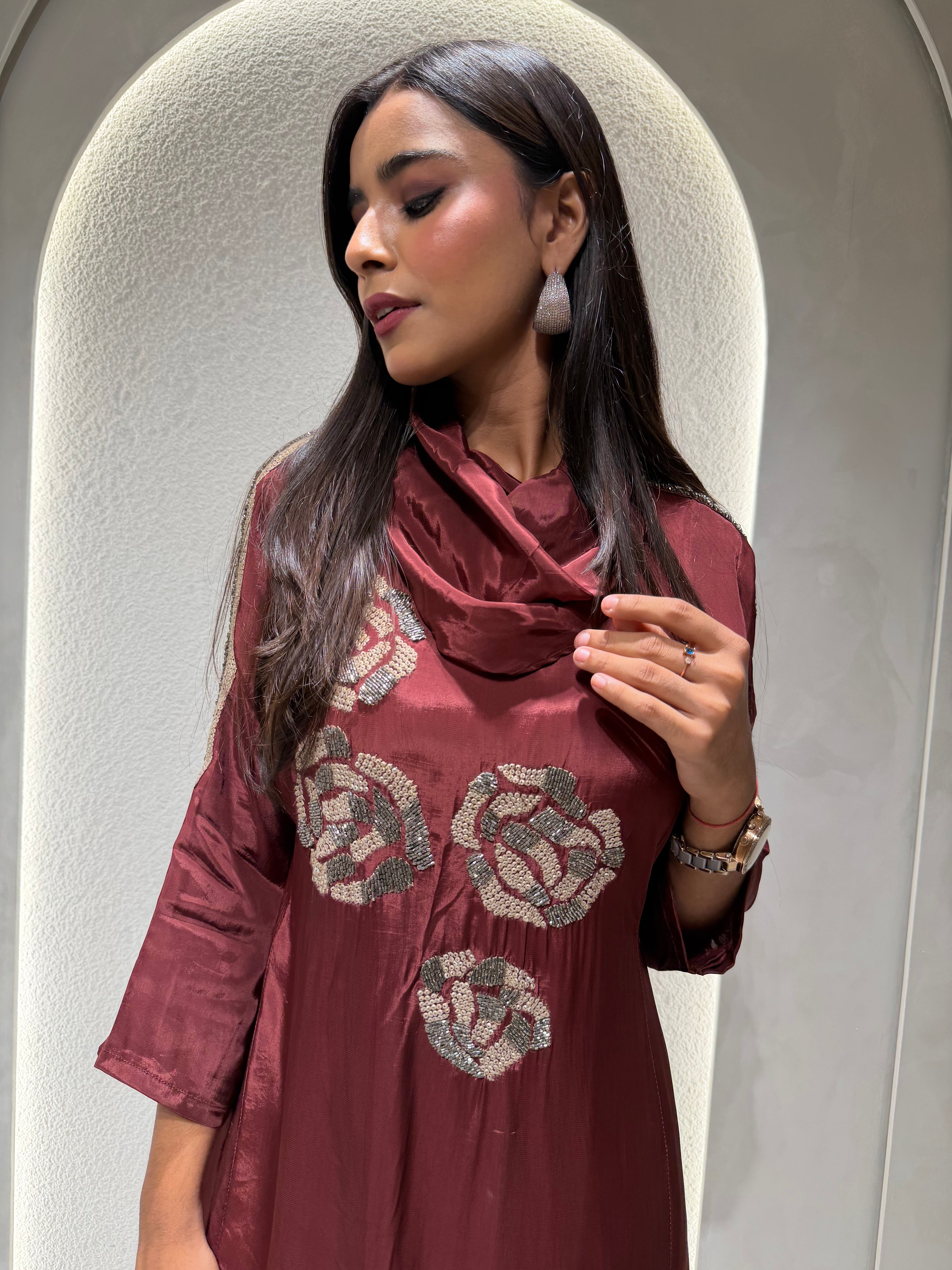 “MAROON MAGIC” Designer Coord Set ✨♥️ | KurtiSwag