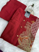 “KRIDHA”Summer Organic Cotton Kurta and Pant Set✨❤️ | KurtiSwag