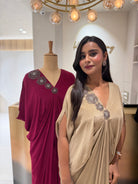 “AKSHITA” Indowestern Cowl Dress 👗 | KurtiSwag
