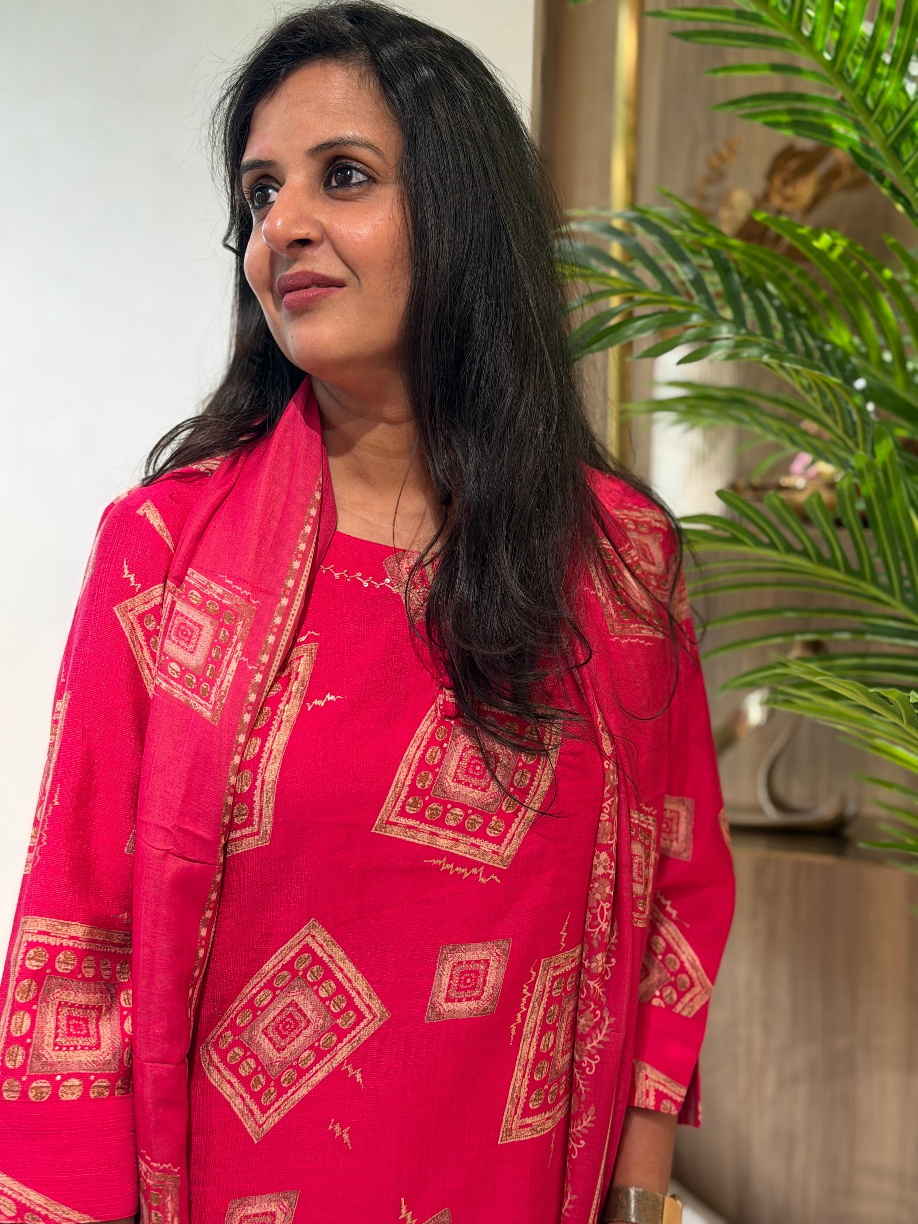 “OFFICE WEAR” Printed Muslin Suit Sets - PART 2 | KurtiSwag