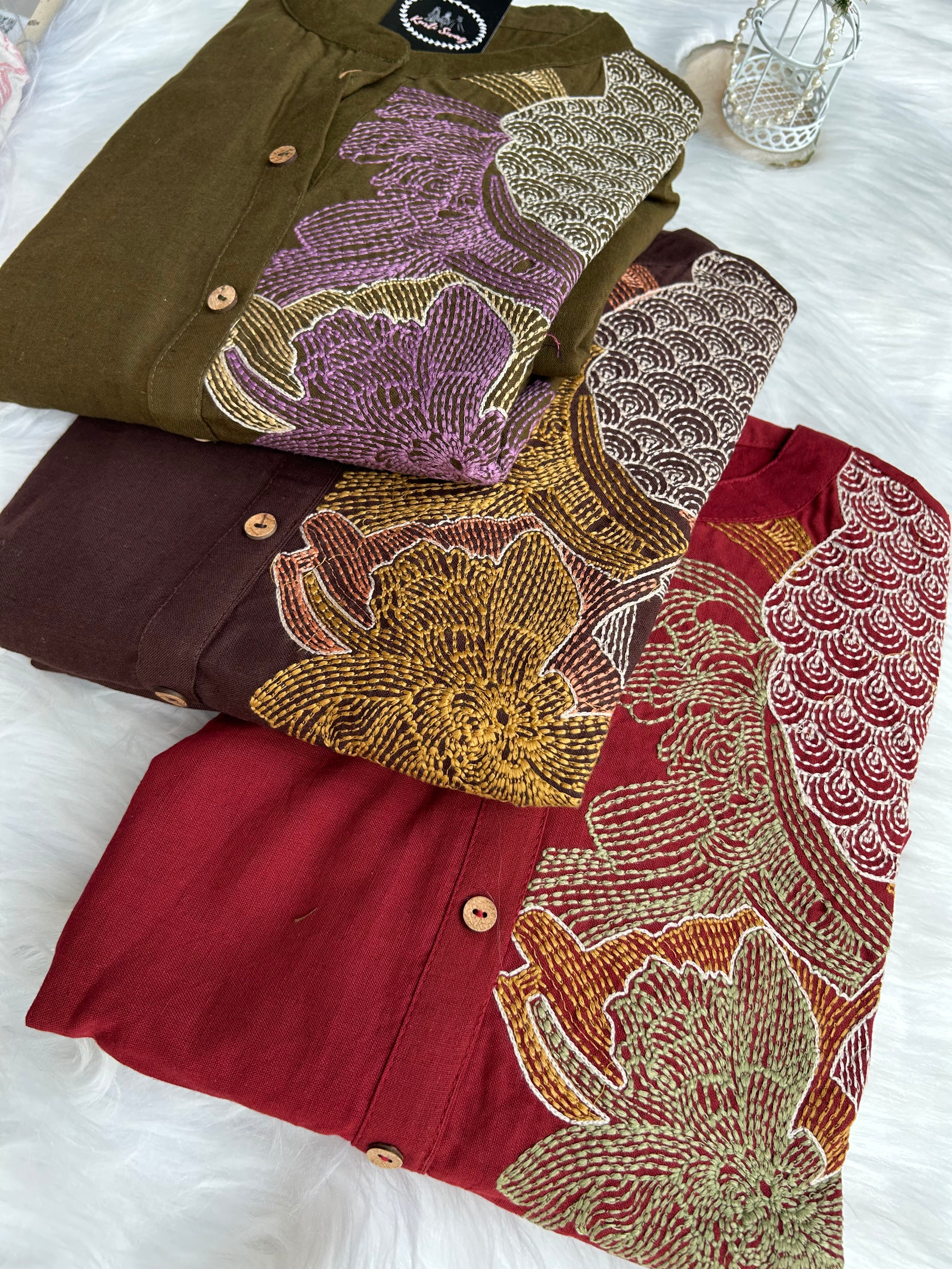 “KRIDHA”Summer Organic Cotton Kurta and Pant Set✨❤️ | KurtiSwag