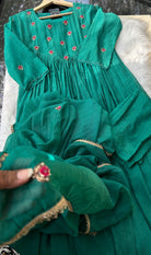 “AARINI”Premium Mul Chanderi Suit Set ✨❤️ | KurtiSwag