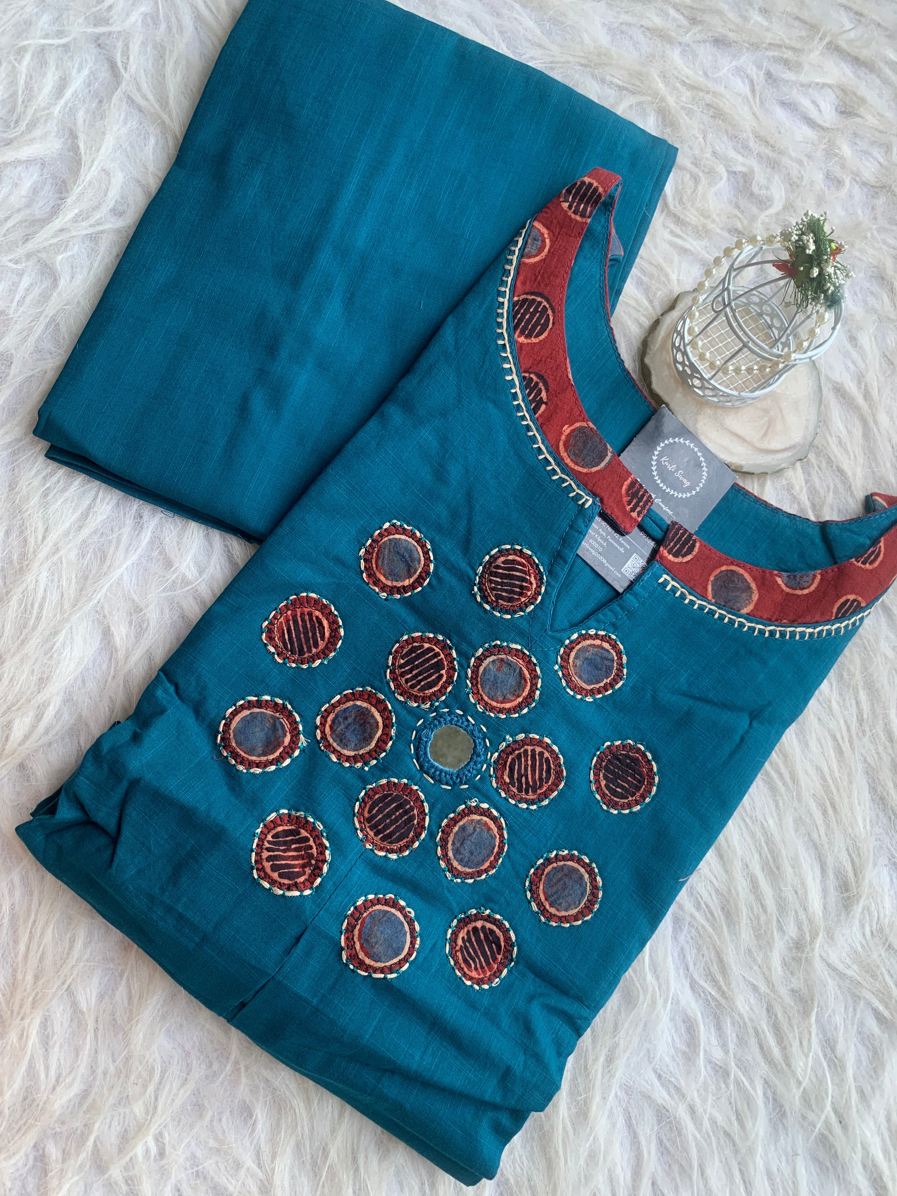 “KIA” Premium Cotton Kurta & Pant Set ✨ | KurtiSwag