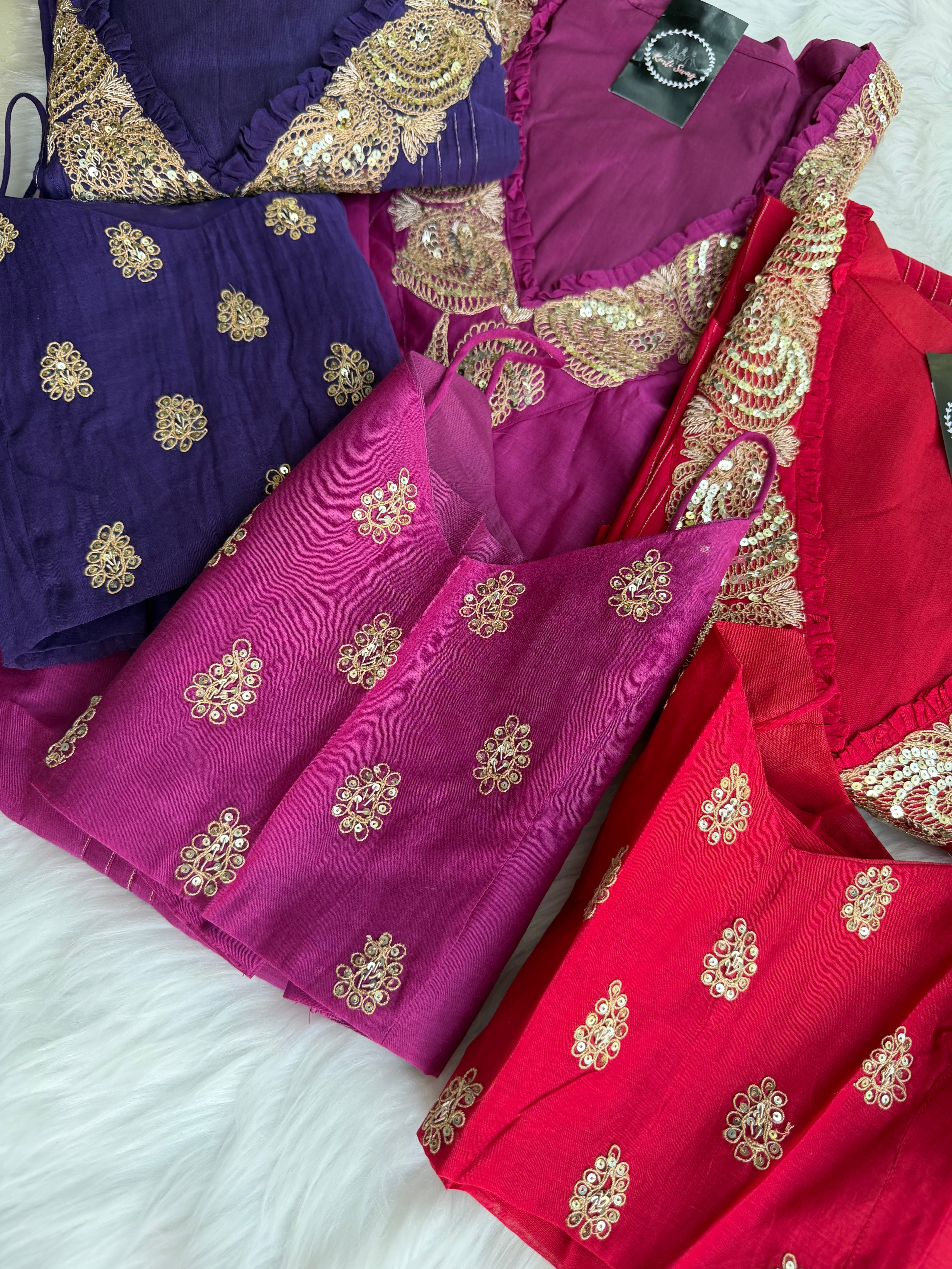 “TULSI” Designer Kurta Pant Set In Mul Chanderi ✨♥️ | KurtiSwag