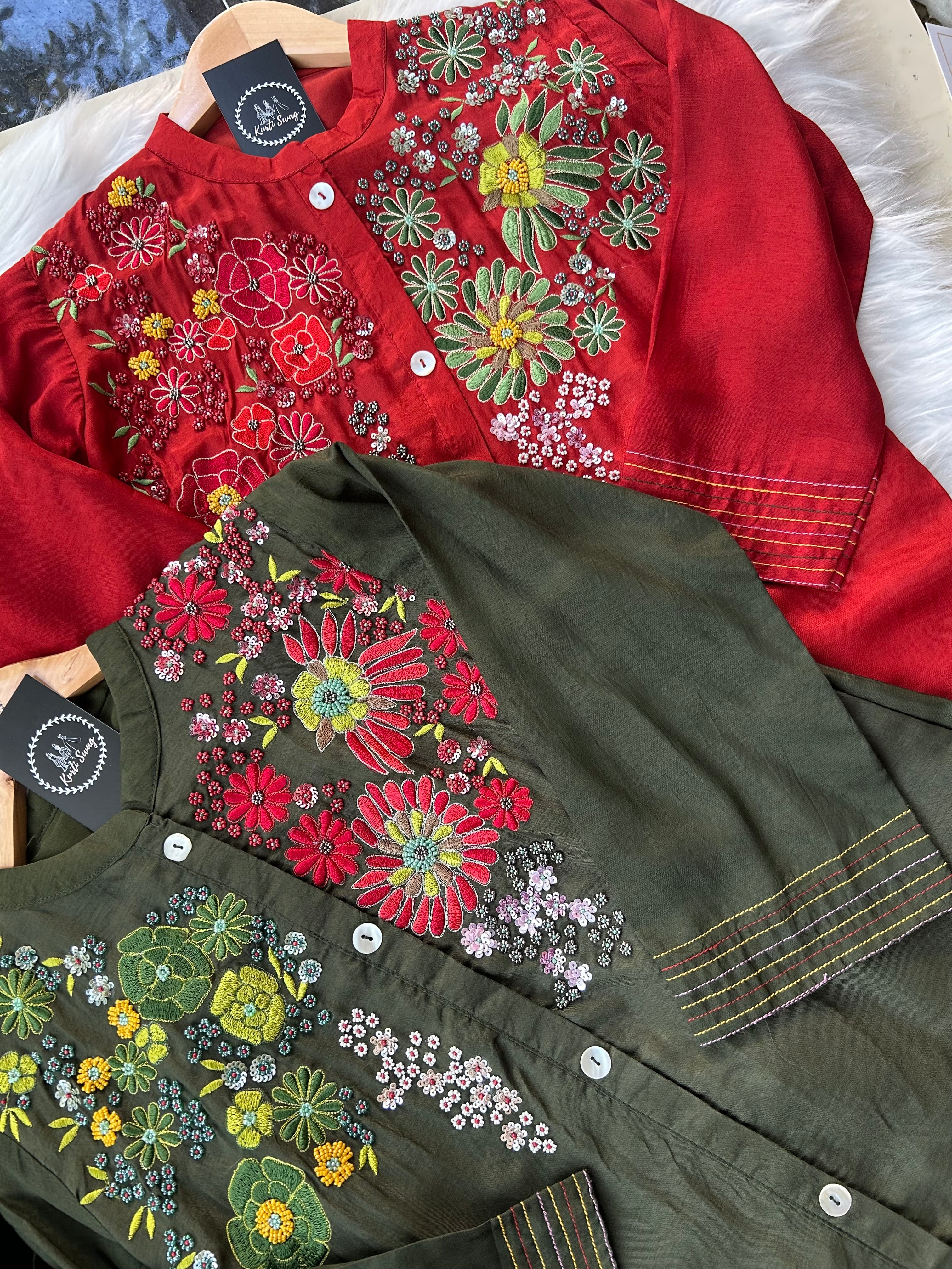 “SUNEHRI” Mul Chanderi Coord Set✨❤️ | KurtiSwag