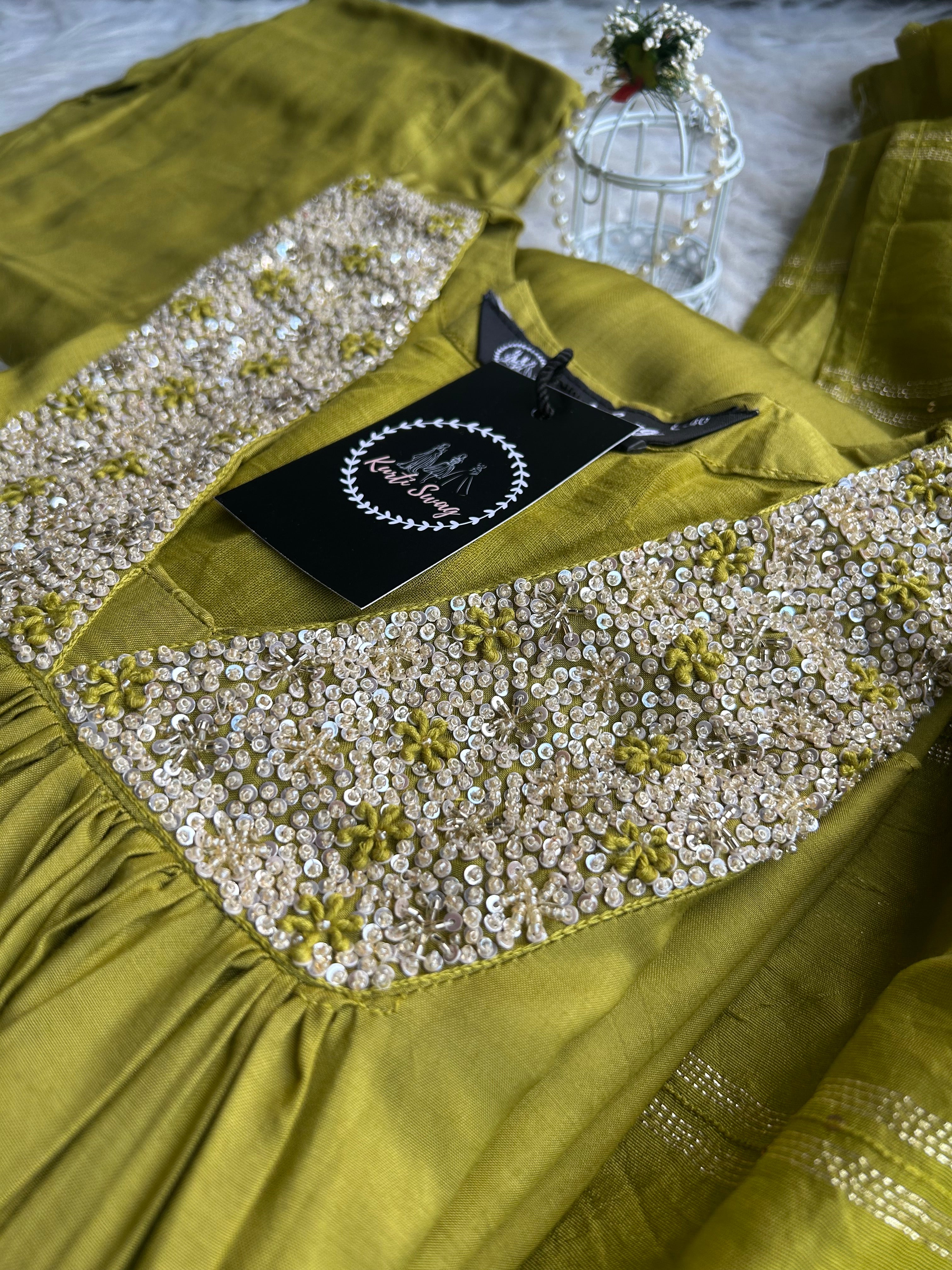 “MUKTI” Premium Muslin Suit Set ✨ | KurtiSwag