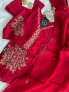 “SNEHAL” Mul Chanderi Handwork Suit Set ✨♥️ | KurtiSwag