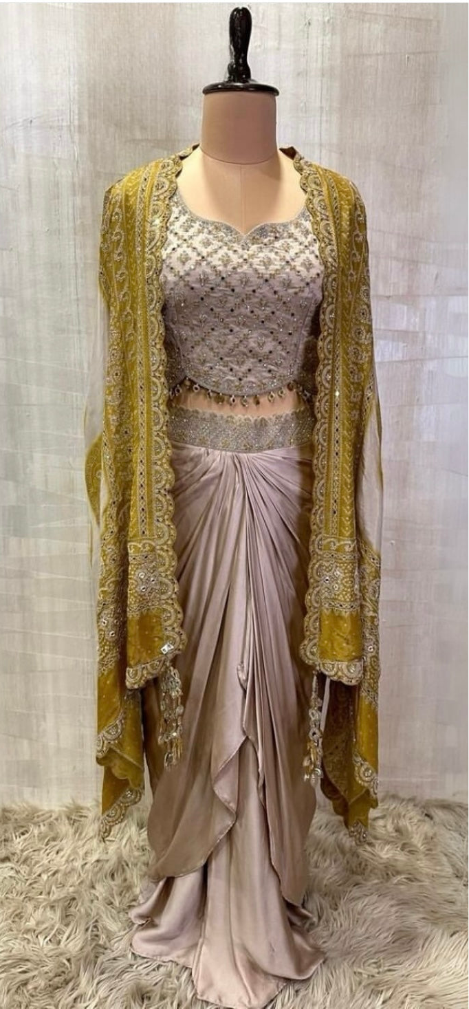 “RANGEELA” Festive Cape Set ✨ | KurtiSwag