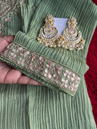 “CHITRA” Premium Crush Tissue Set ✨💕 | KurtiSwag