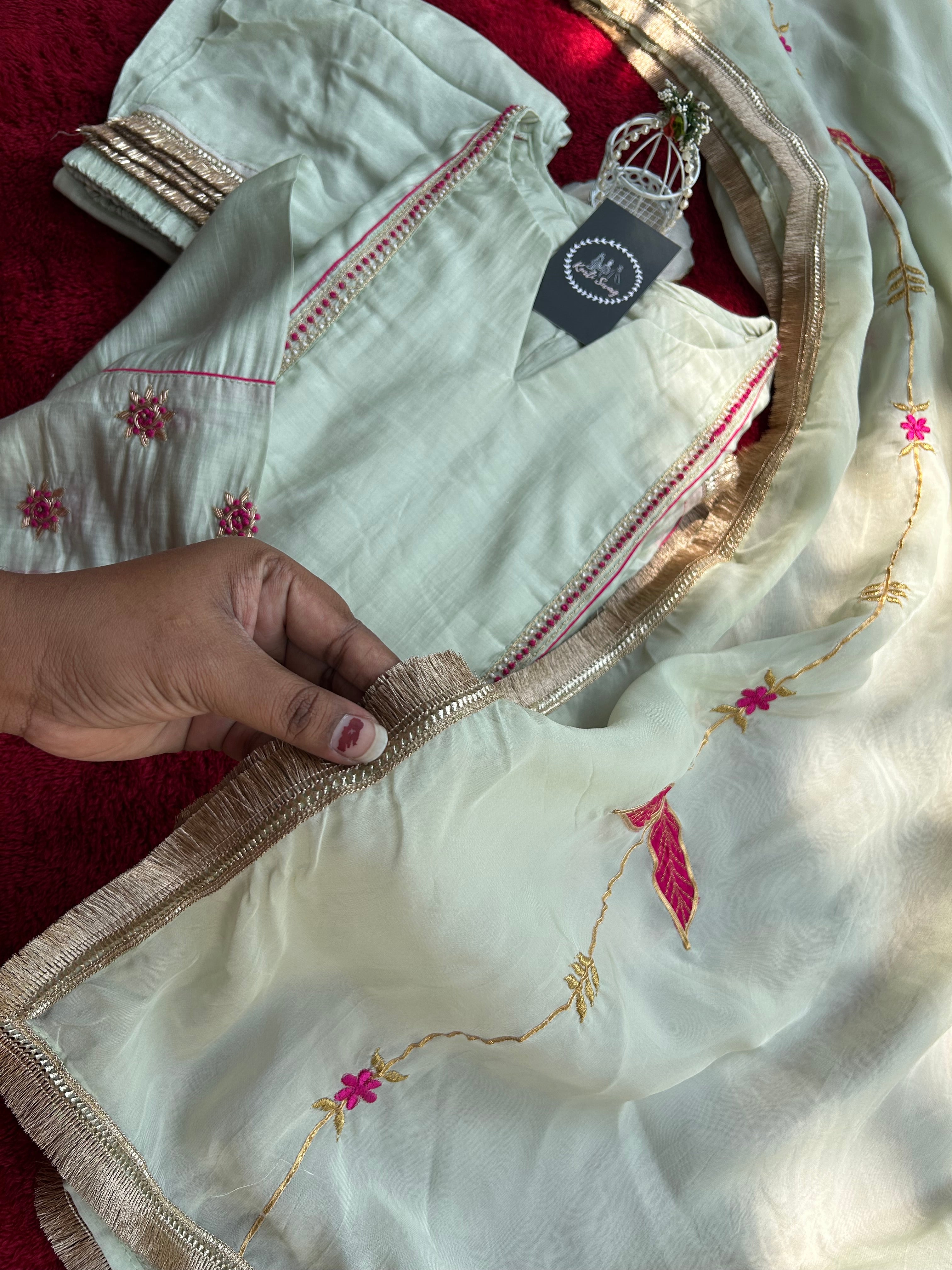 “PASTELS” Premium Mul Chanderi Kurta Set✨💕 | KurtiSwag