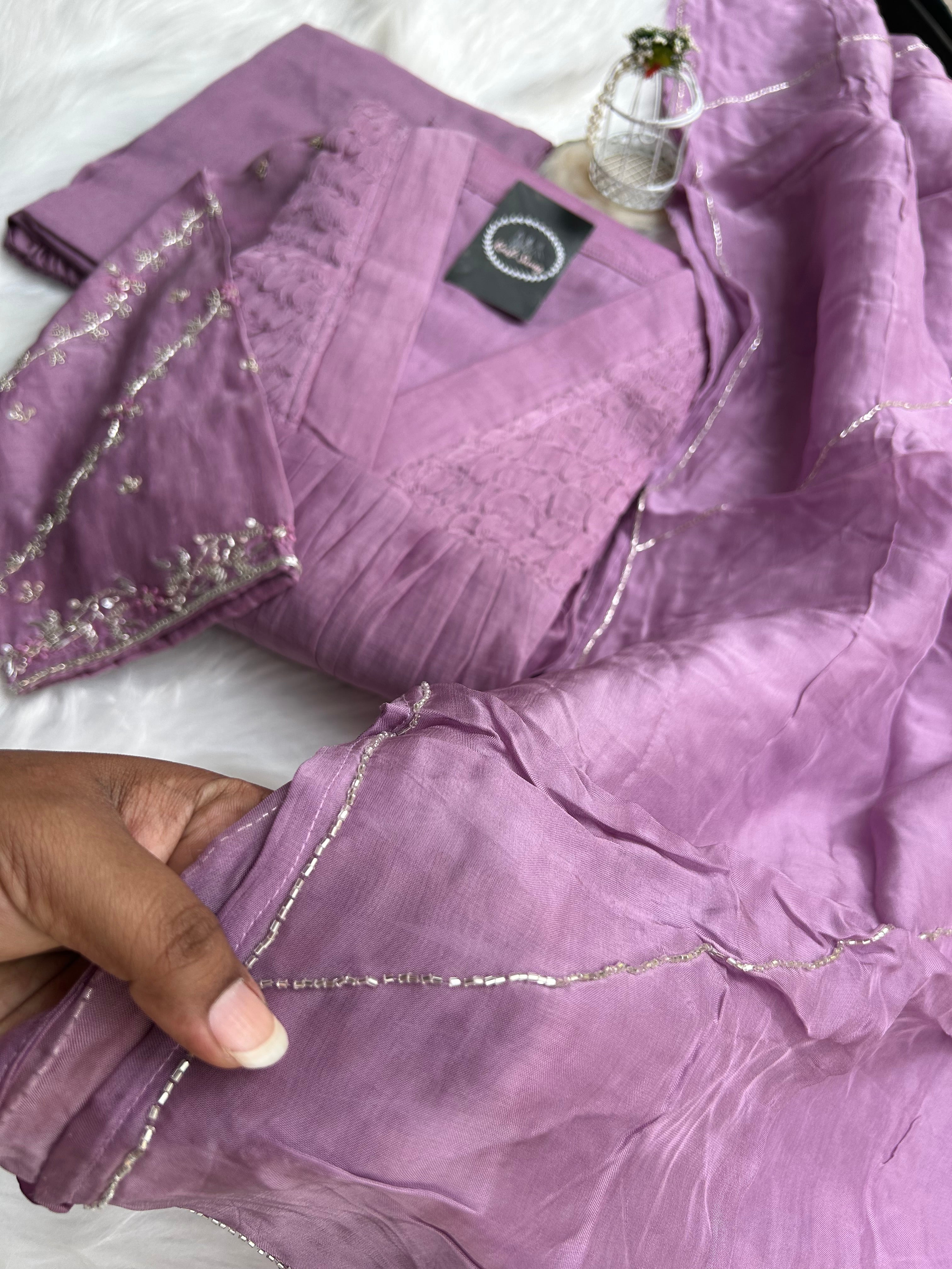 “MUL AURA” Premium Mul Chanderi Suit Set 💕✨ | KurtiSwag
