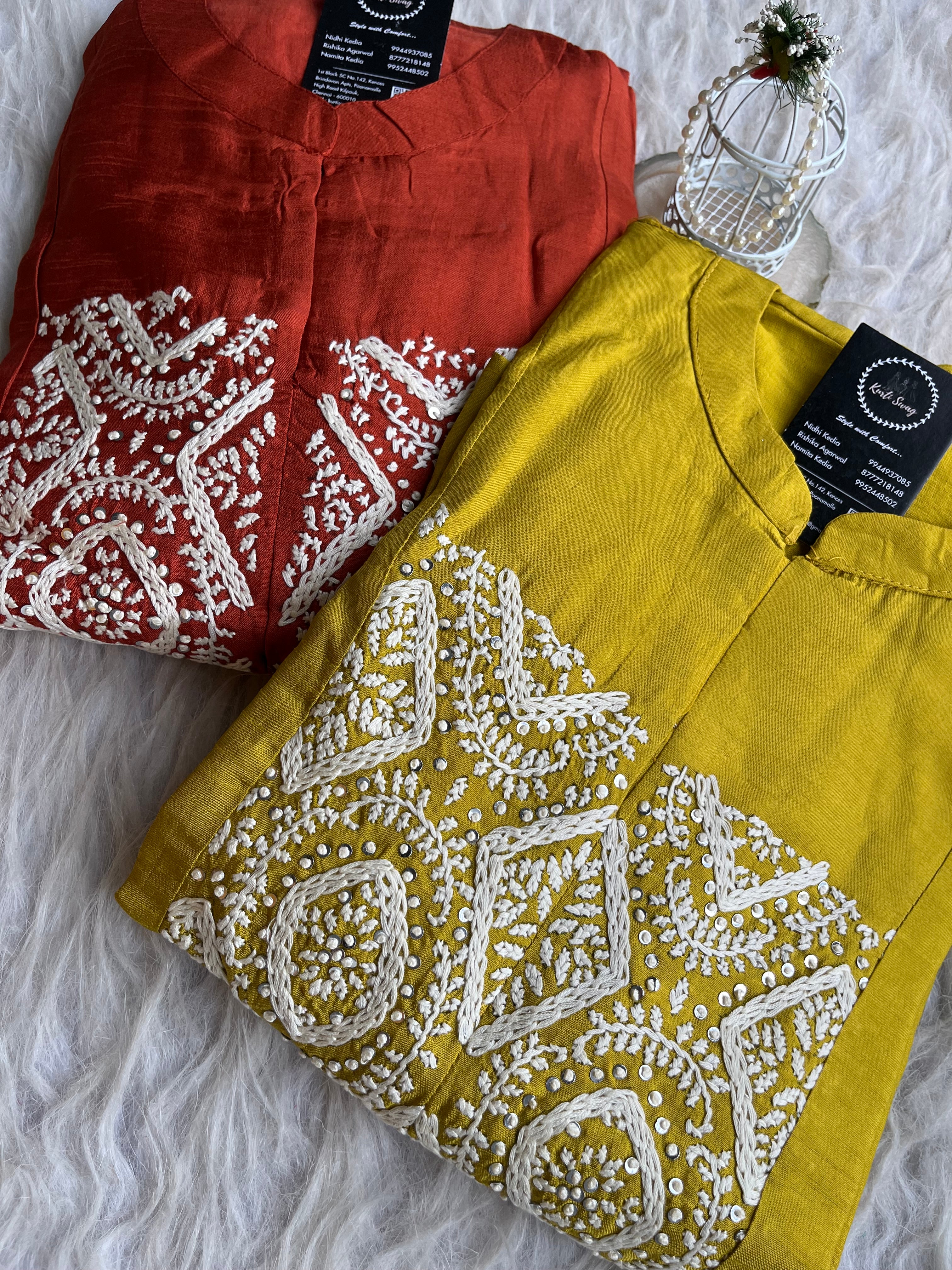 “ROSHNI” Dola Silk Thread Embroidered Suit Set 💕 | KurtiSwag