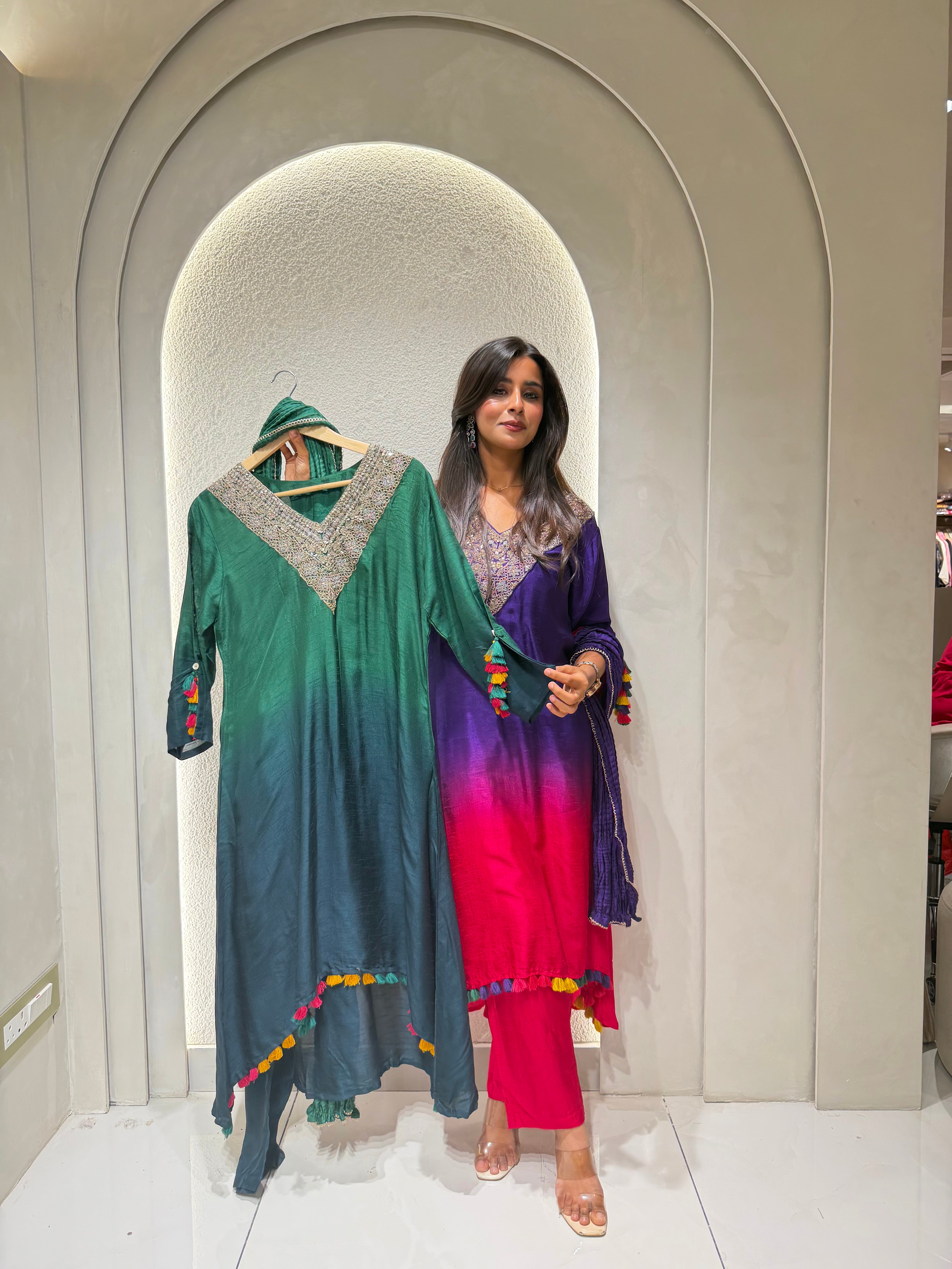 “OMBRE AURA EDIT” Indowestern Edit ✨🧿 | KurtiSwag