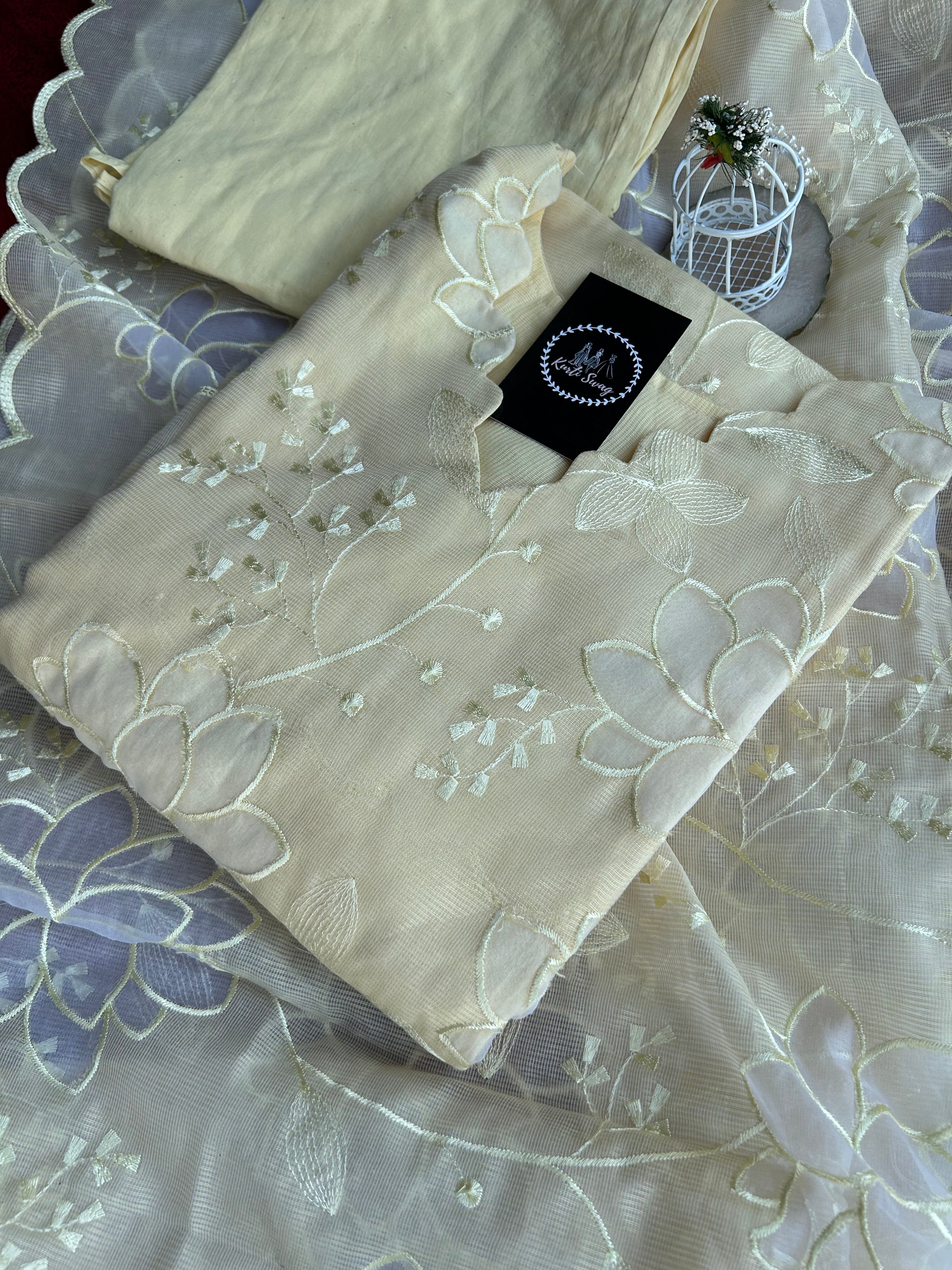 “KOTA PASTEL GARDEN” Premium Kota Kurta Suit Set✨💕 | KurtiSwag