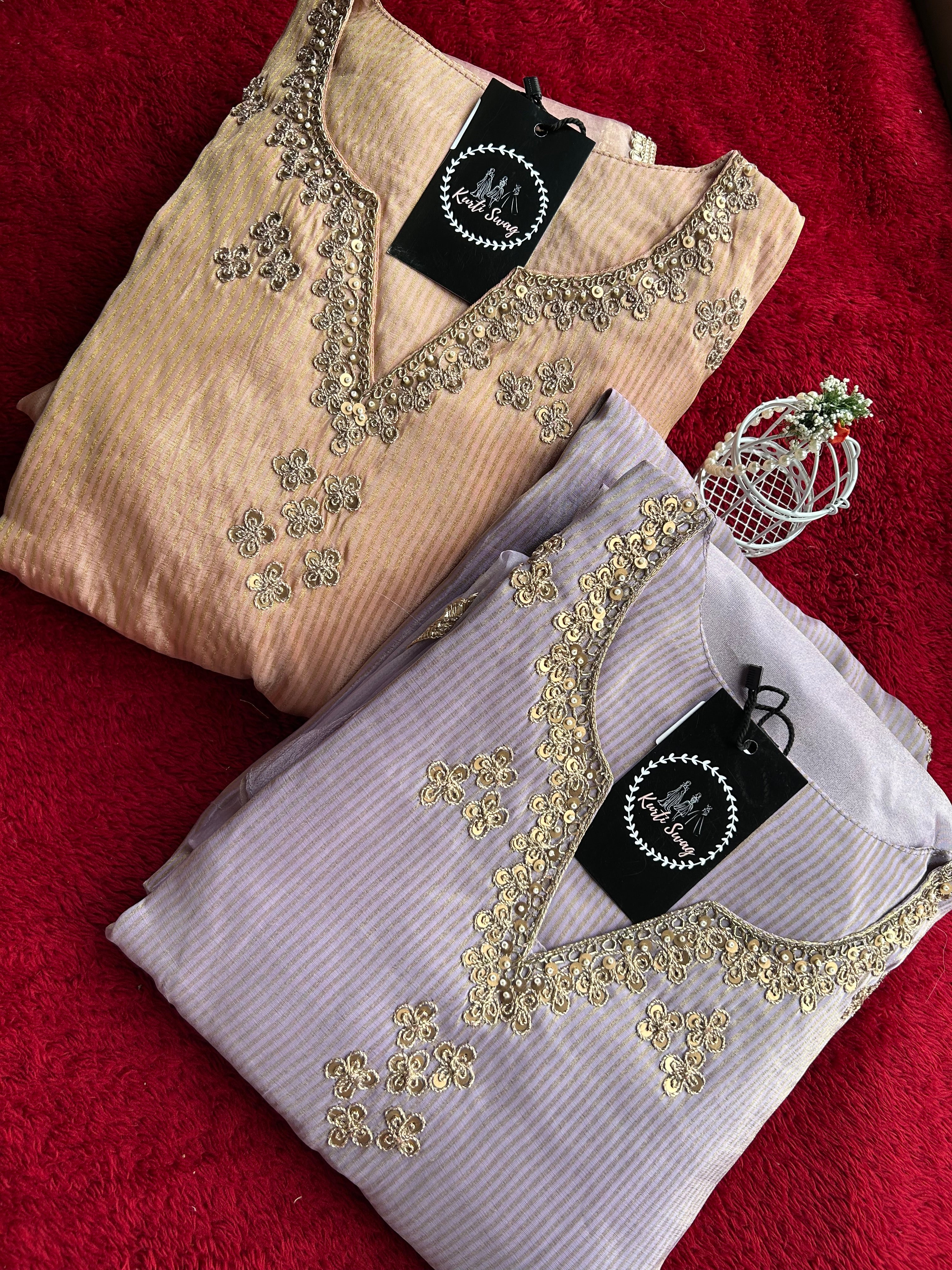 “RUSHALI” Premium Tissue Sharara Set ✨💕 | KurtiSwag