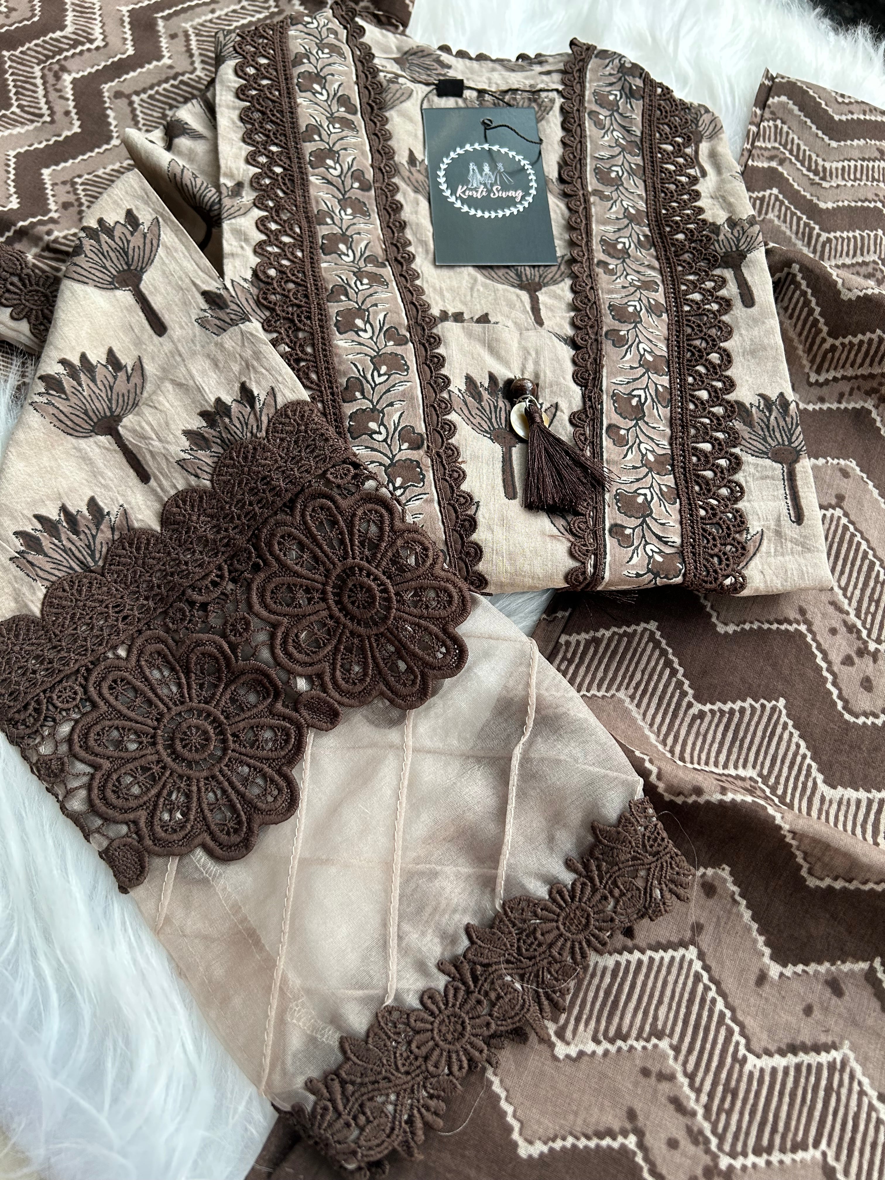 “SAHELI” Premium cotton Kurta Set | KurtiSwag