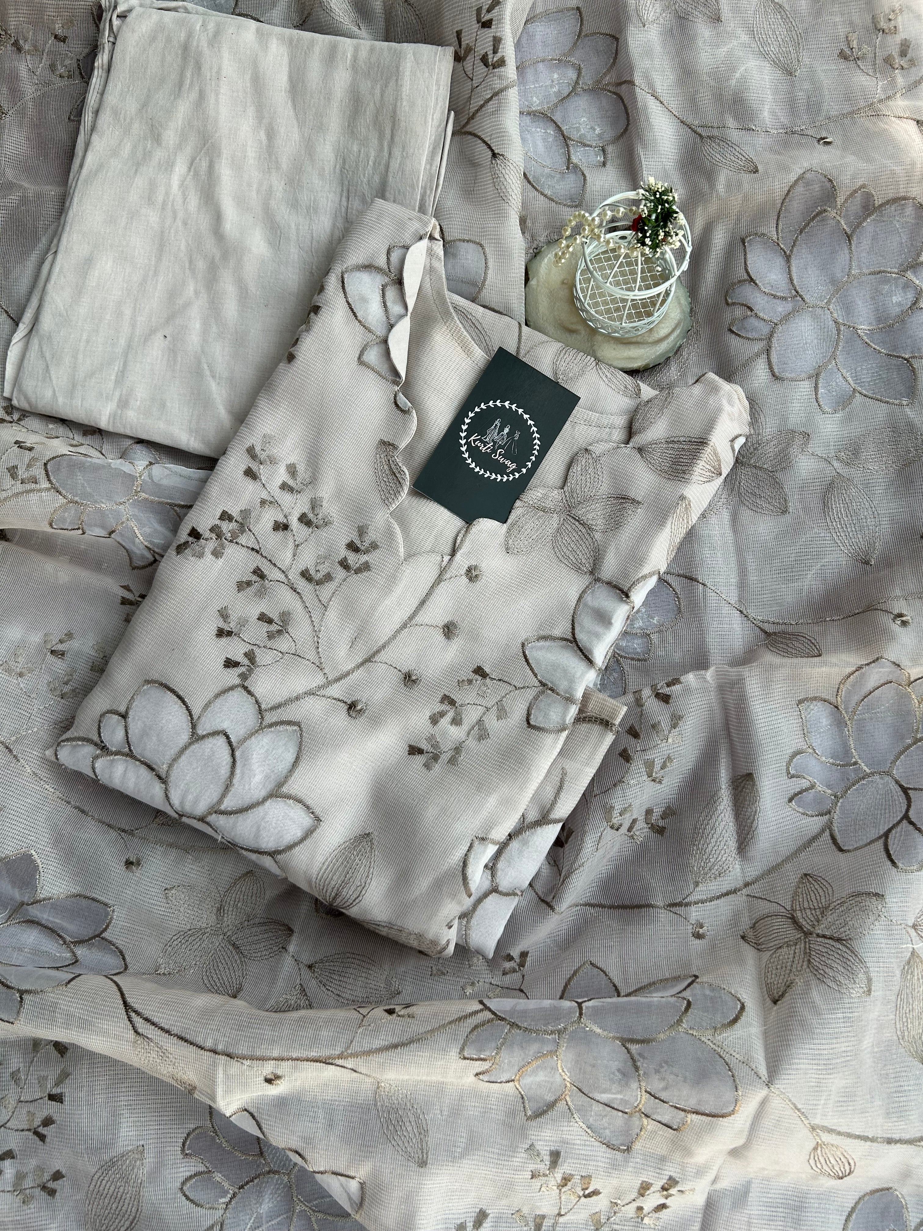 “KOTA PASTEL GARDEN” Premium Kota Kurta Suit Set✨💕 | KurtiSwag