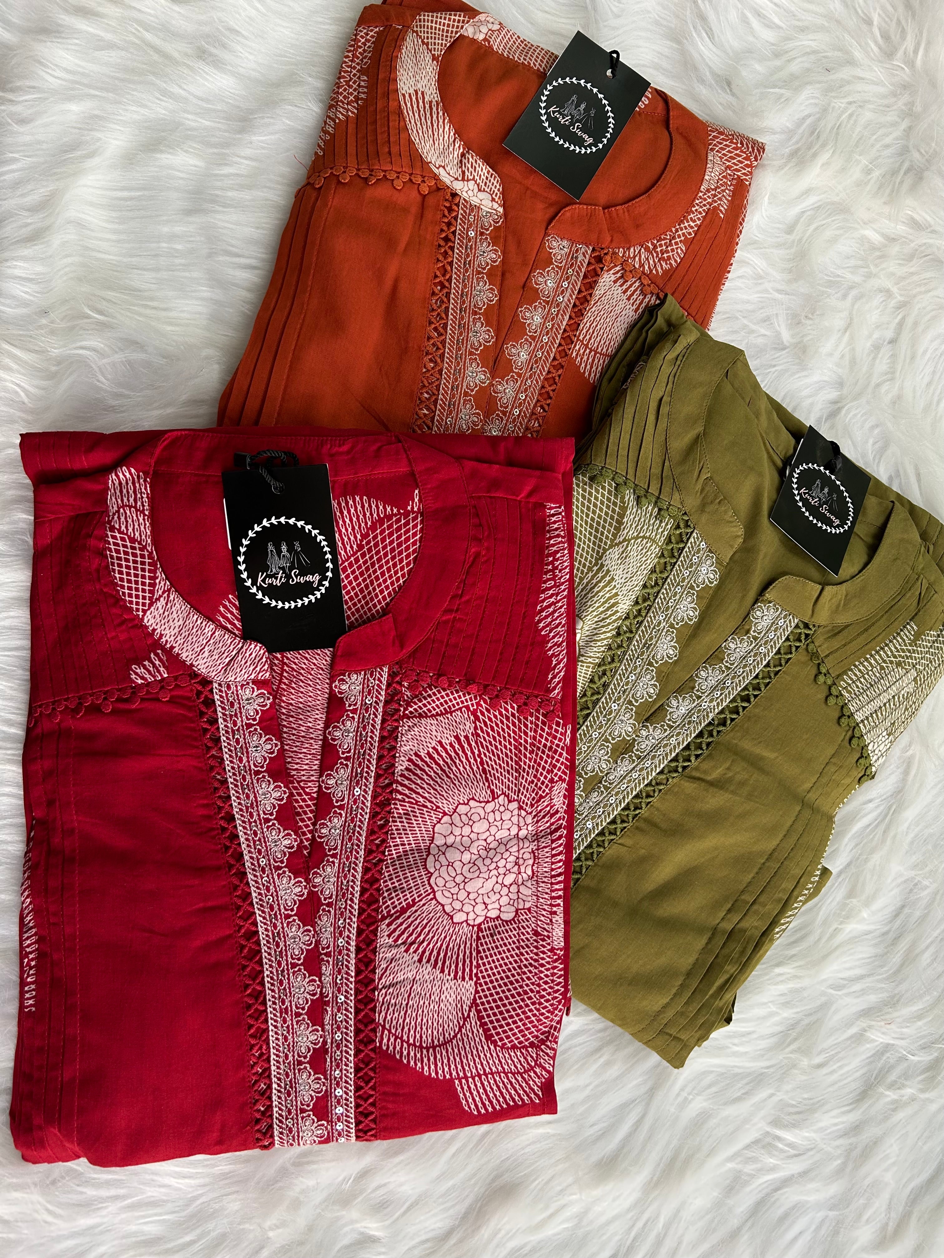 “BULBUL” Pure Cotton Suit Set ✨💕 | KurtiSwag