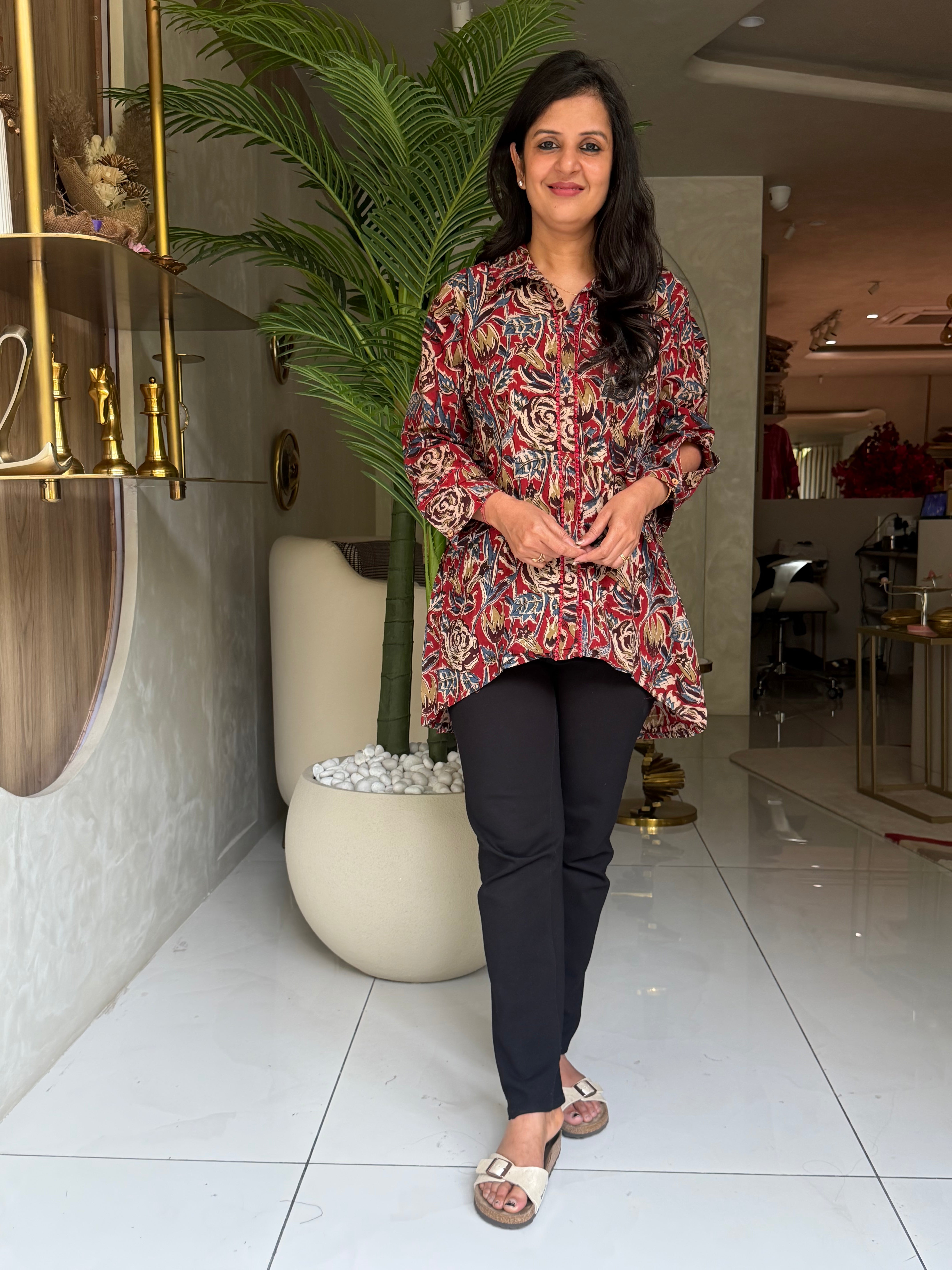 “KALAMKARI” Pure Cotton Shirts✨💕 | KurtiSwag