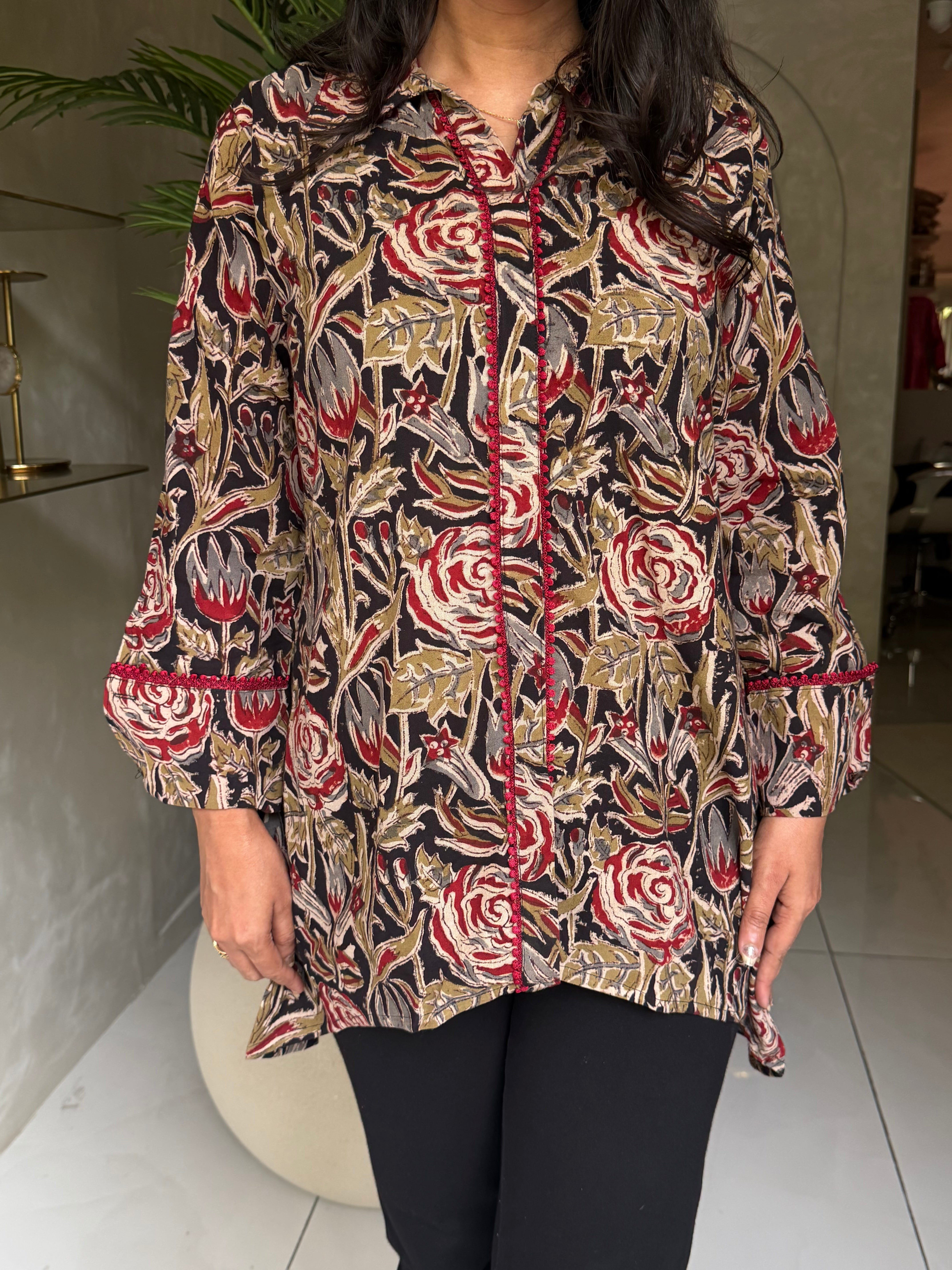 “KALAMKARI” Pure Cotton Shirts✨💕 | KurtiSwag