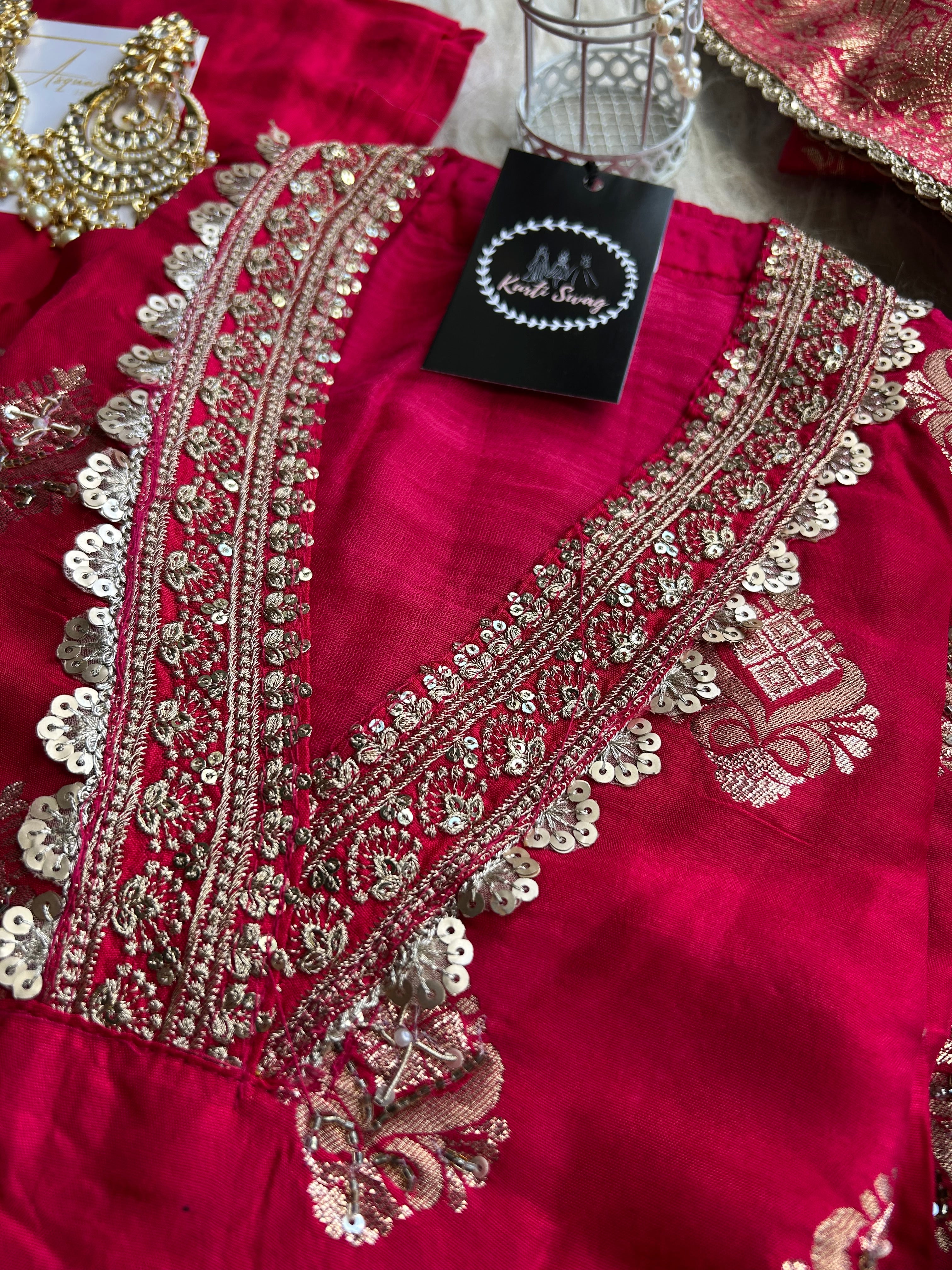 “MALLIKA” Premium Silk Festive Suit ✨♥️ | KurtiSwag