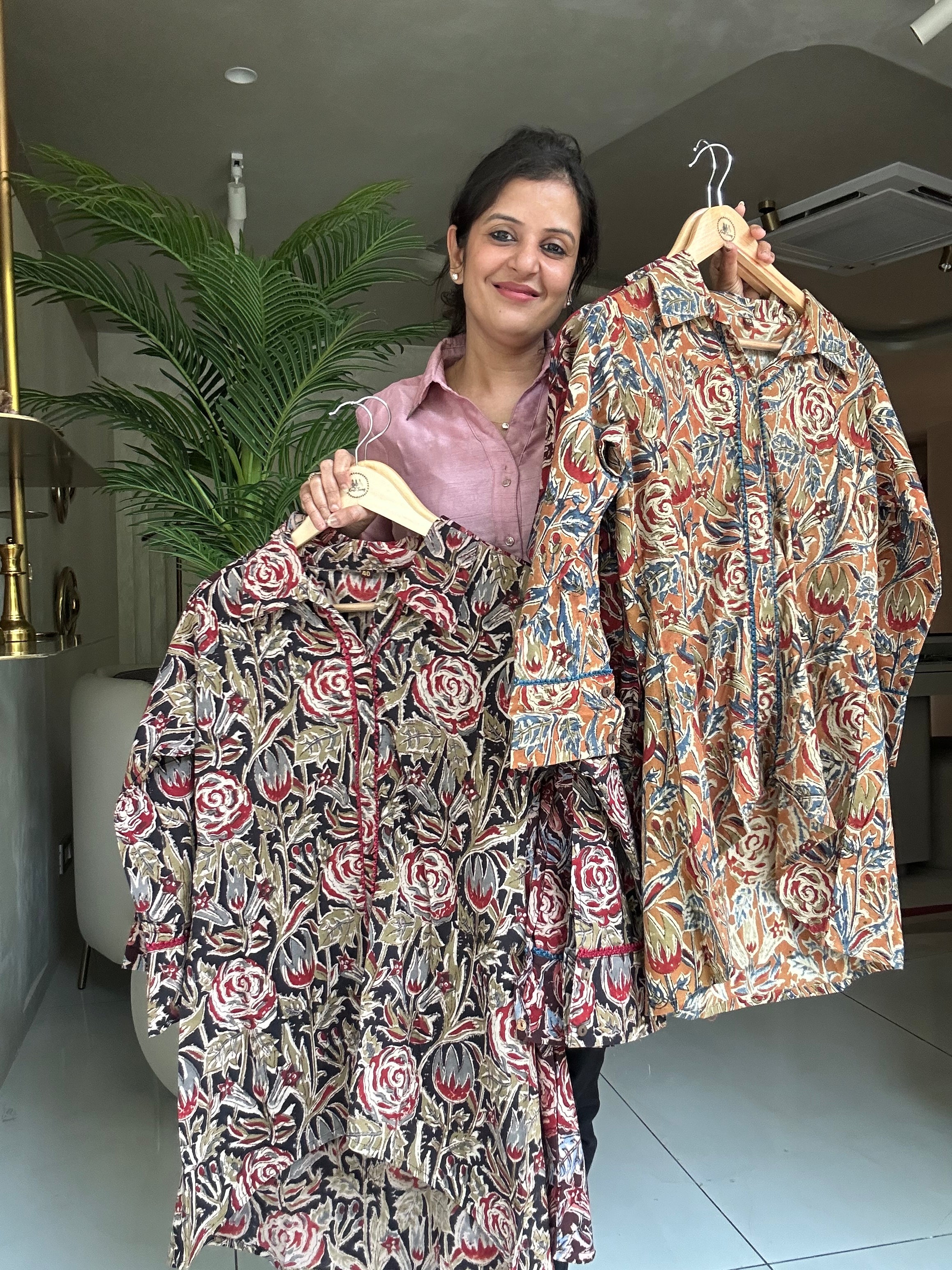 “KALAMKARI” Pure Cotton Shirts✨💕 | KurtiSwag