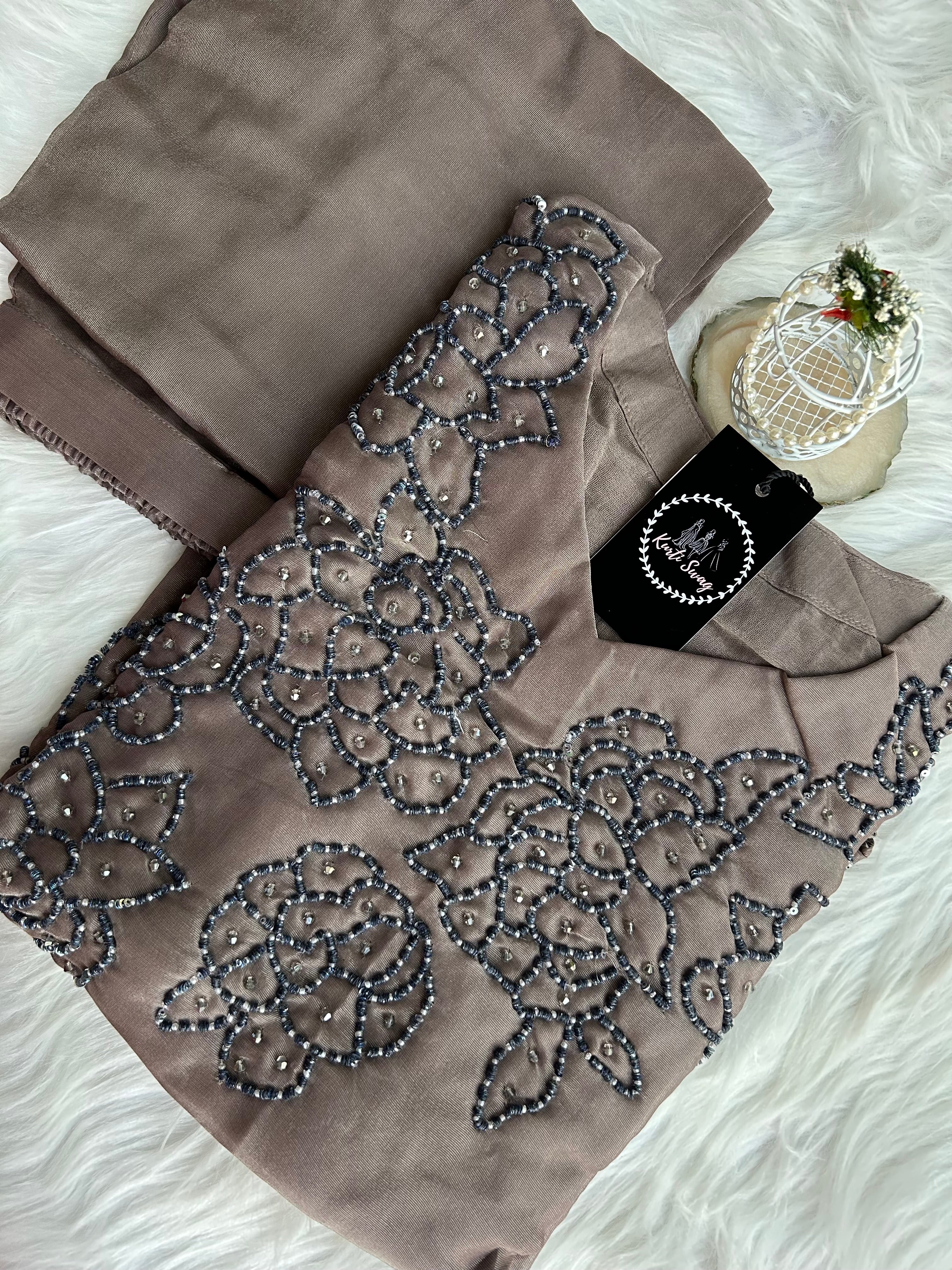 “LUMINOUS NOOR” Premium Organza Coord Set ✨♥️ | KurtiSwag