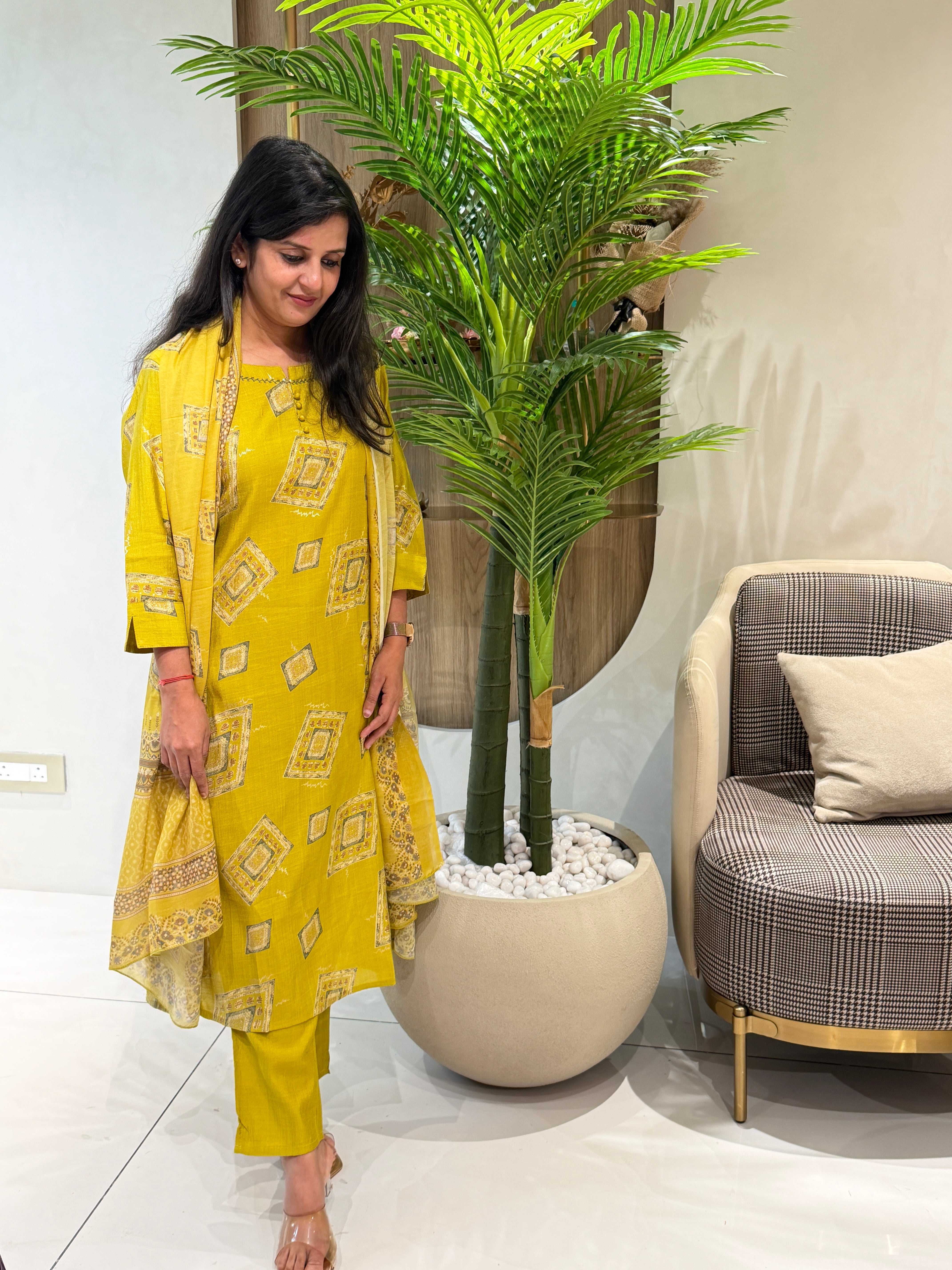 “OFFICE WEAR” Printed Muslin Suit Sets - PART 2 | KurtiSwag