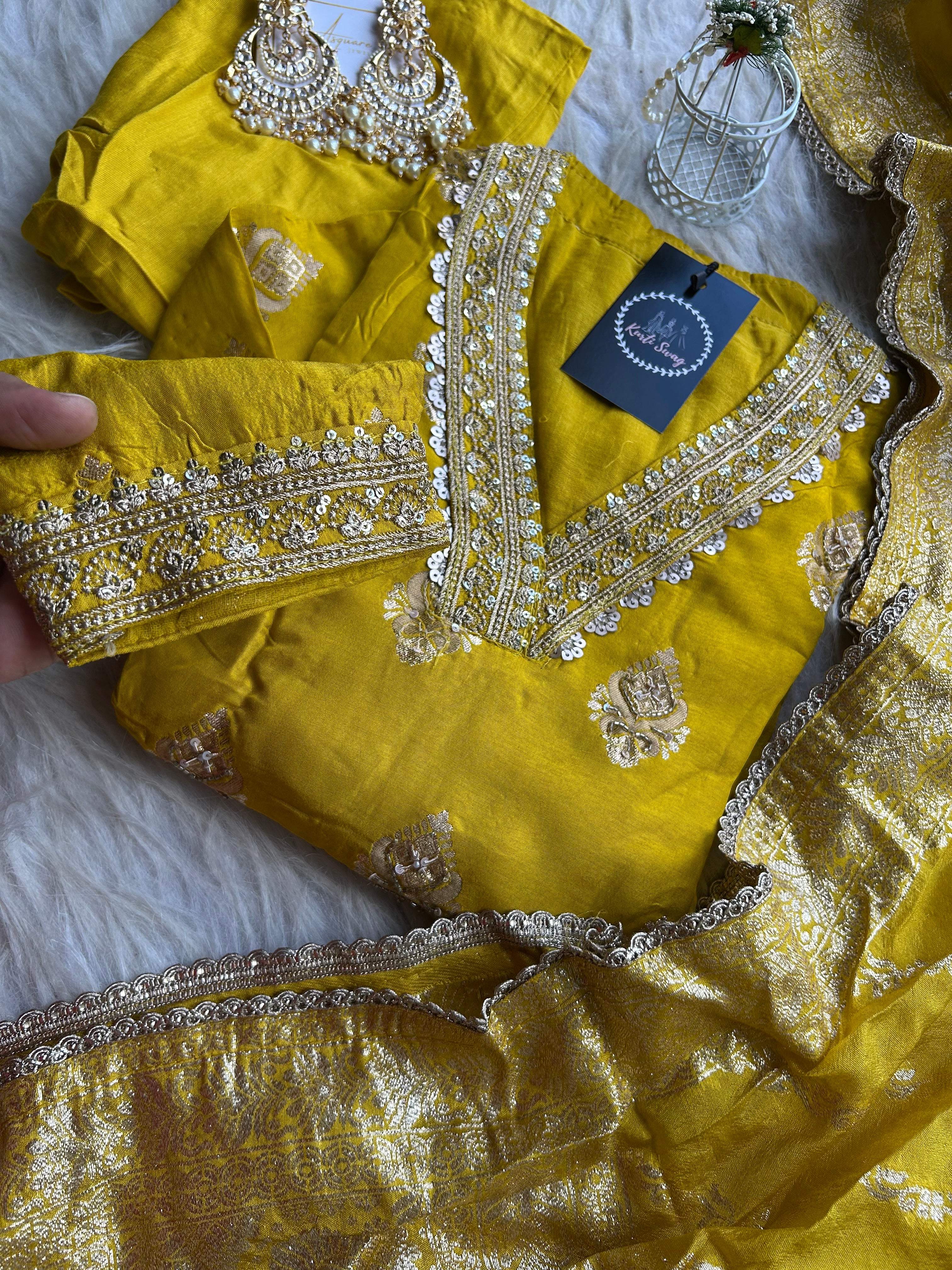 “MALLIKA” Premium Silk Festive Suit ✨♥️ | KurtiSwag