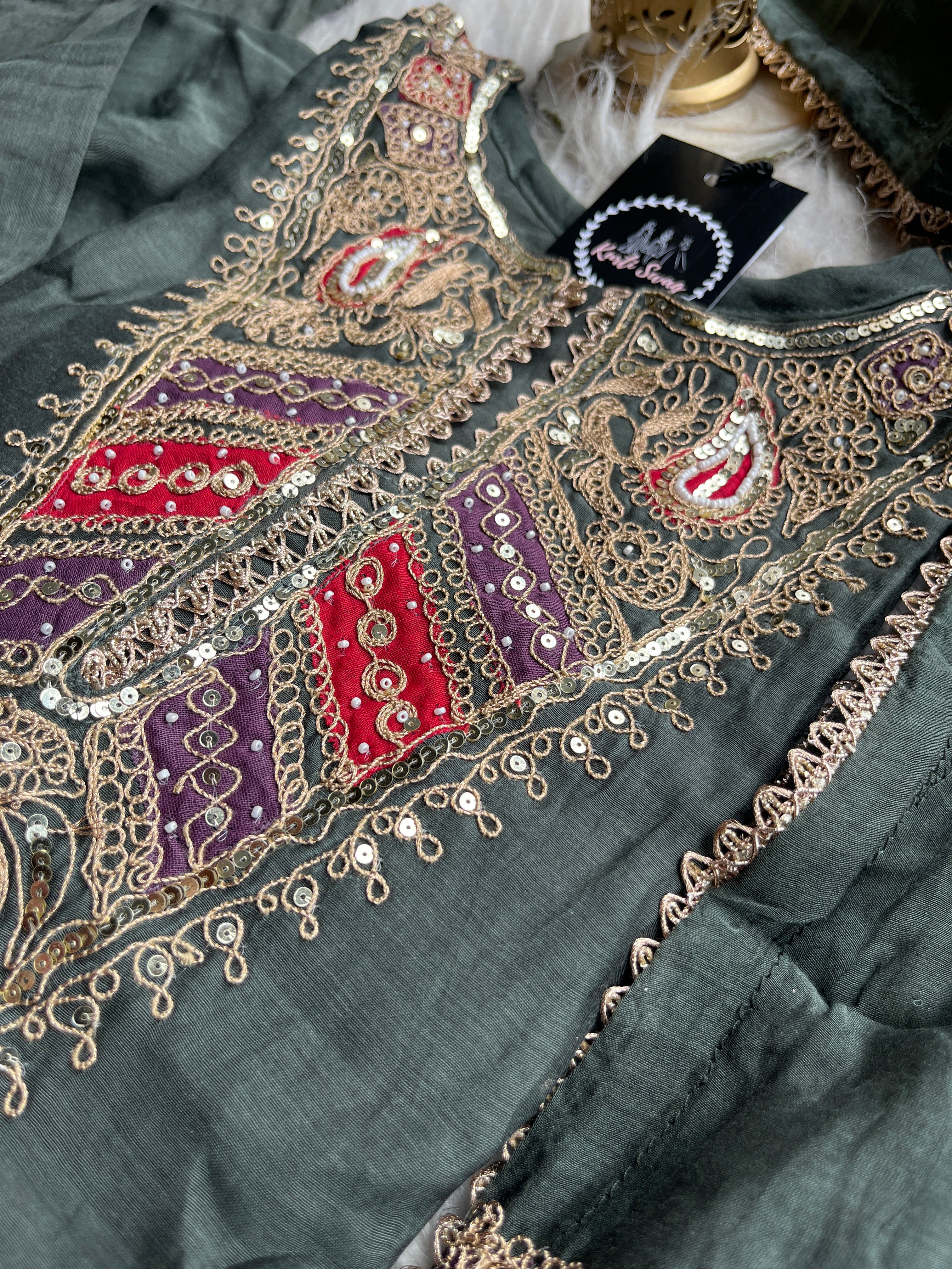 “SULEKHA” Premium Mul Chanderi Festive Wear Suit Set ✨💕 | KurtiSwag