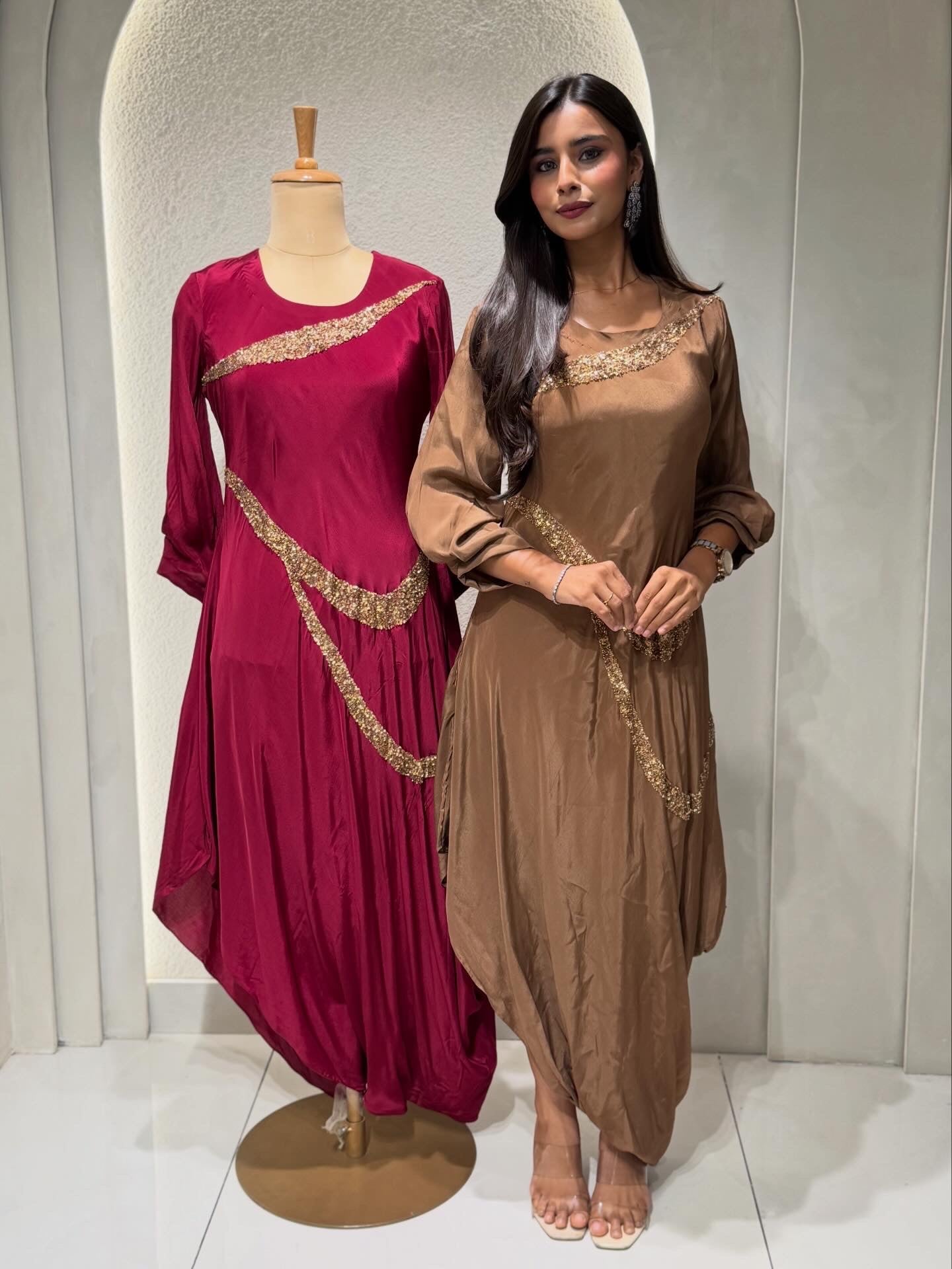 “AURA” Indowestern Party Dress ✨💕 | KurtiSwag