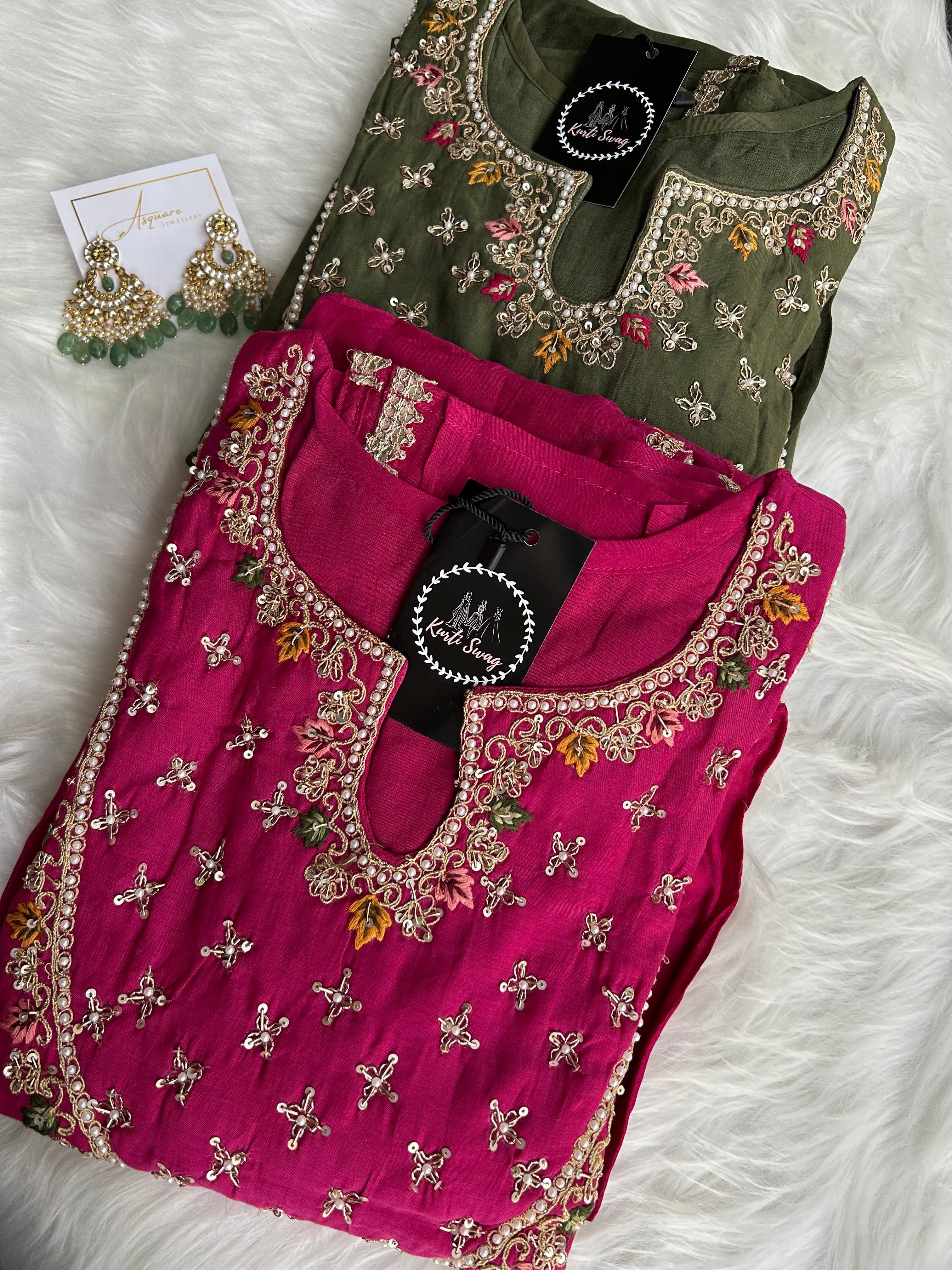 “DHAARNA” Mul Chanderi Festive Suit Set ✨💕 | KurtiSwag