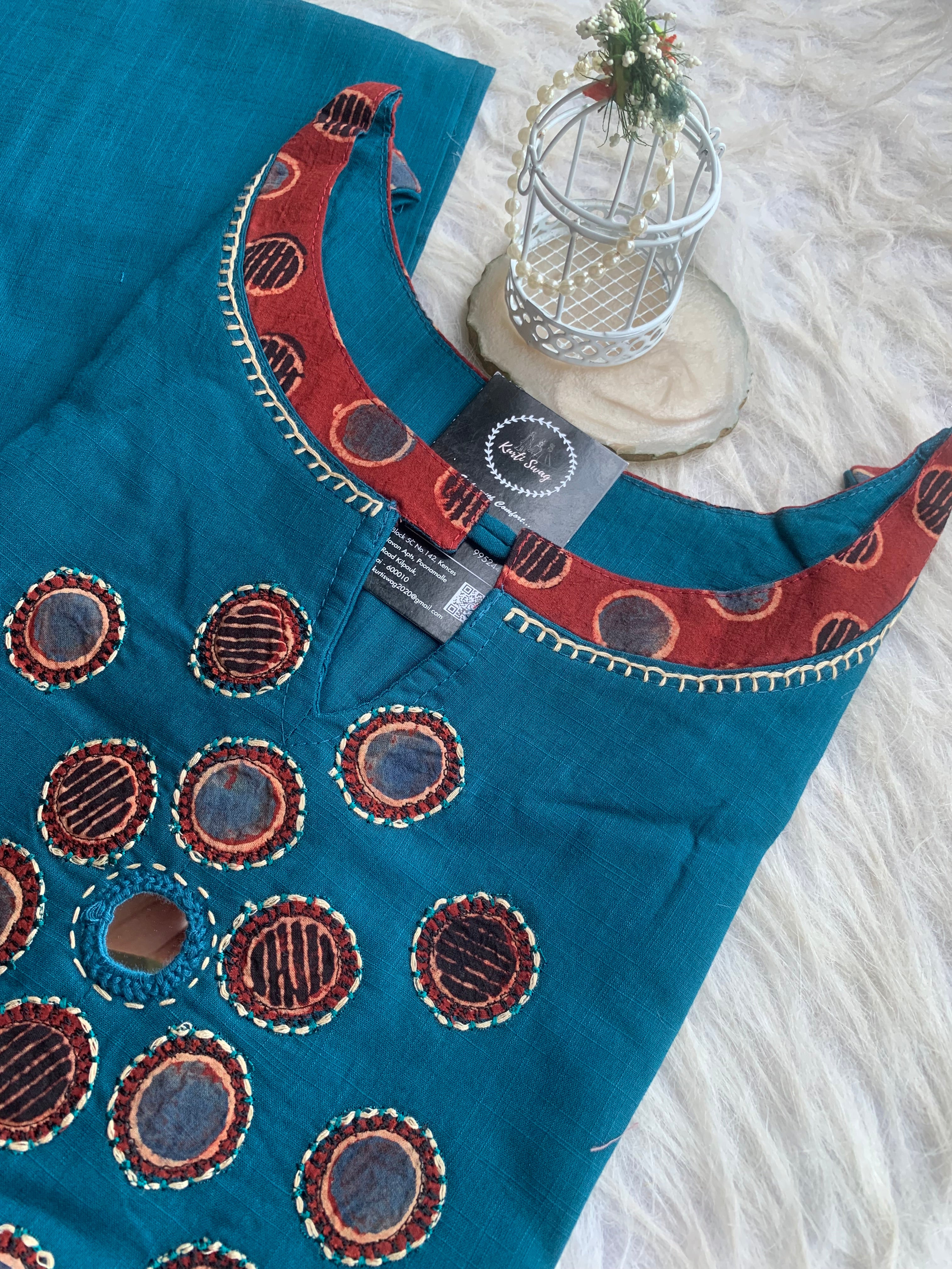 “KIA” Premium Cotton Kurta & Pant Set ✨ | KurtiSwag